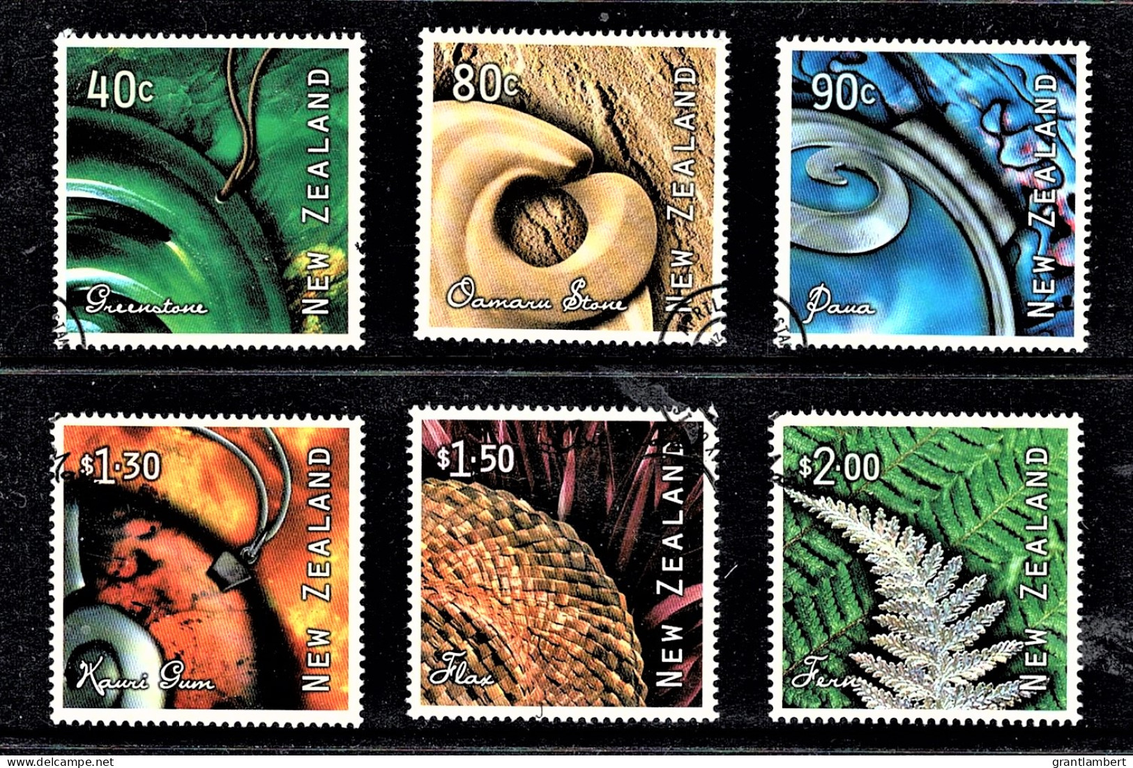 New Zealand 2001 Art From Nature Set Of 6 Used - Used Stamps