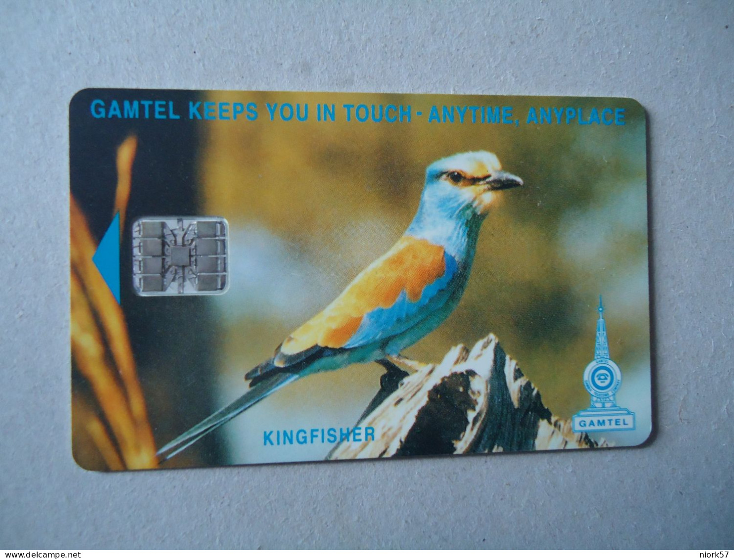 GAMBIA  USED PHONECARDS  BIRD BIRDS - Gambia