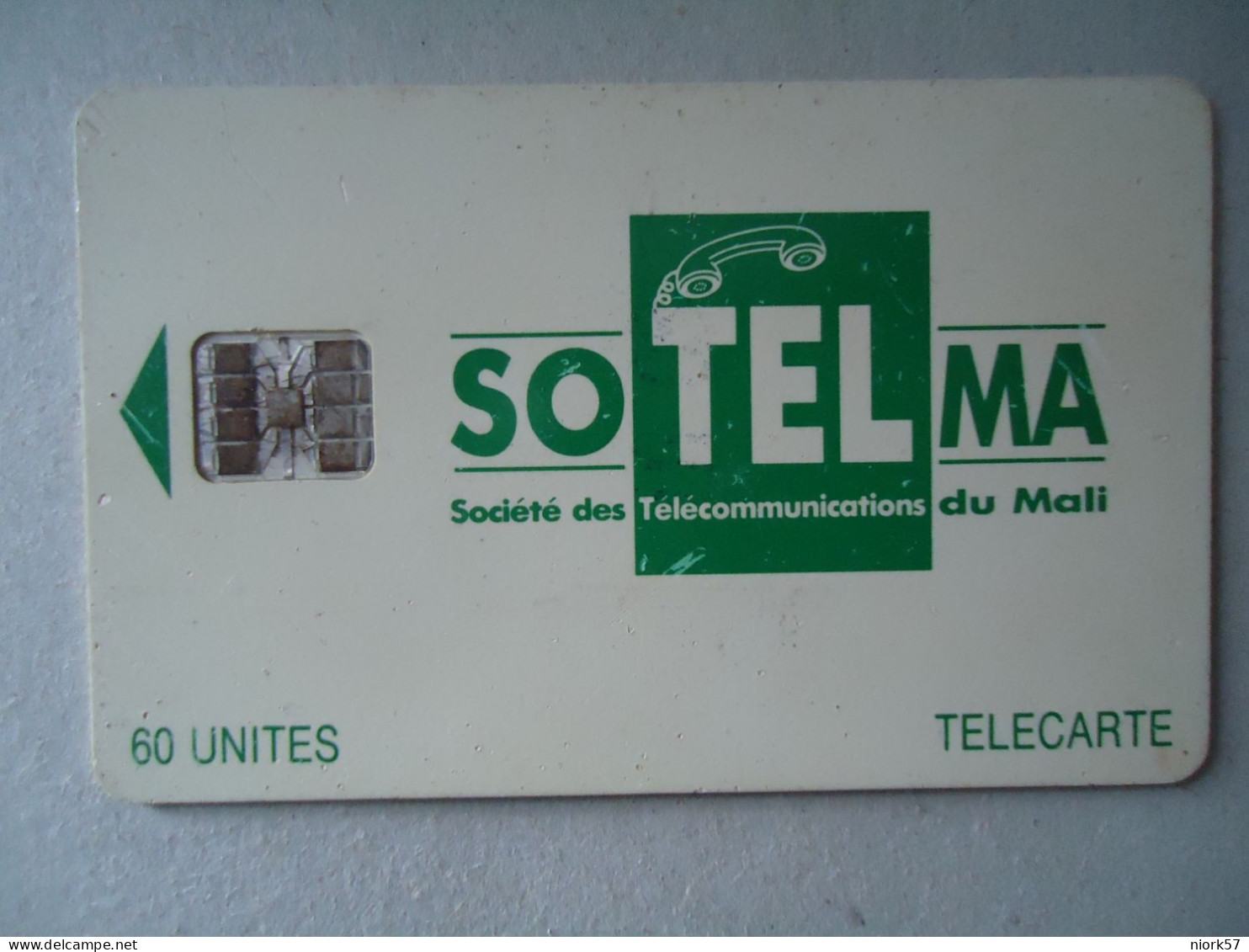 MALI  USED CARDS  TELECOM SOTELMA UNITS 60 - Mali