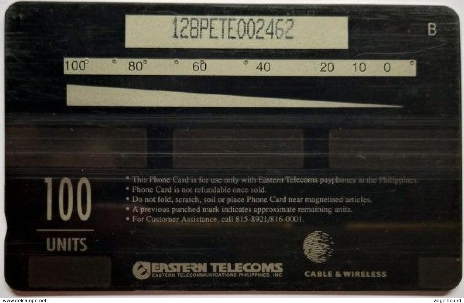 Philippines Eastern Telecoms P100  128PETE  " Kulintang " - Filippine