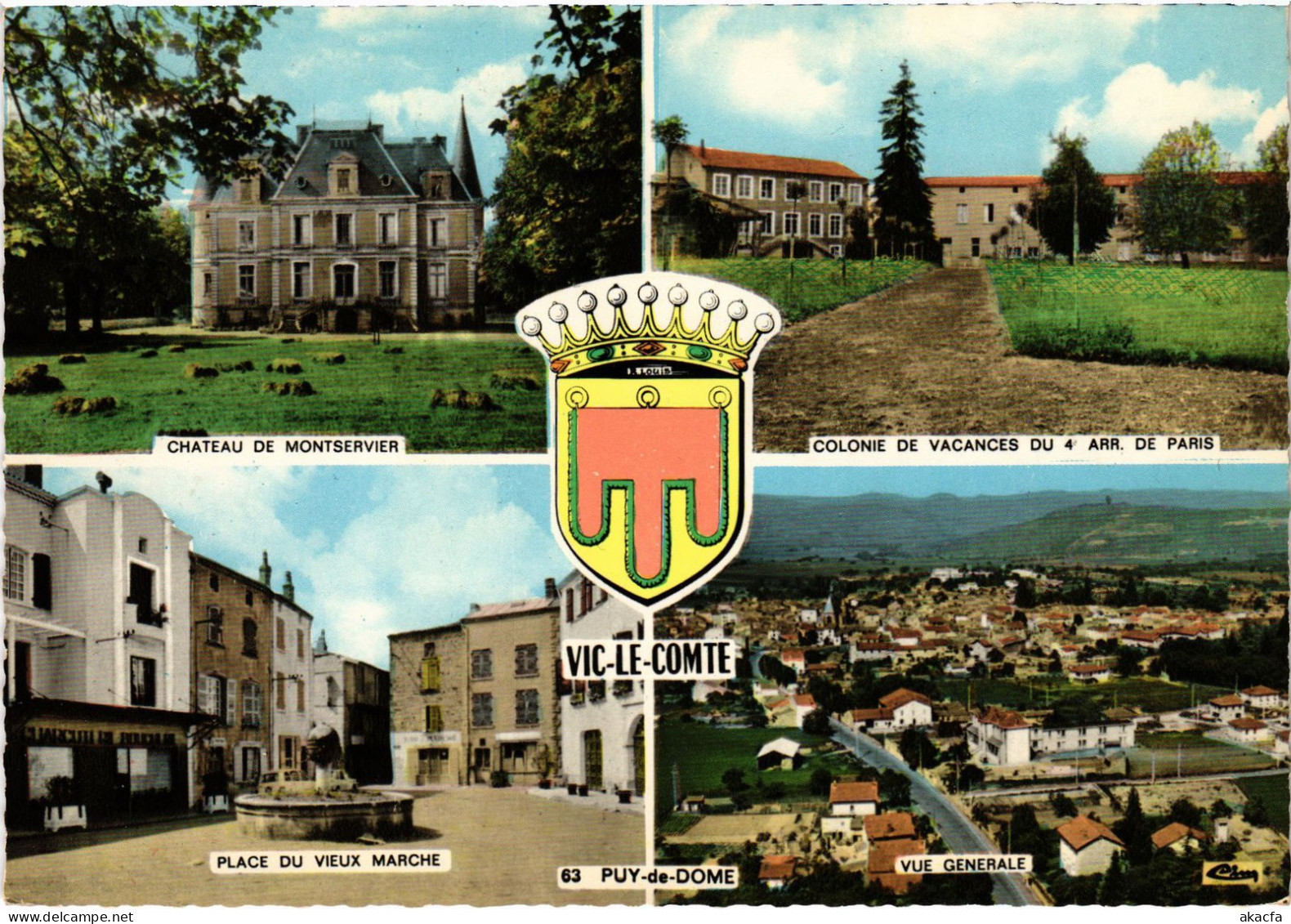 CPM Souvenir Du Vic-le-Comte FRANCE (1304741) - Vic Le Comte