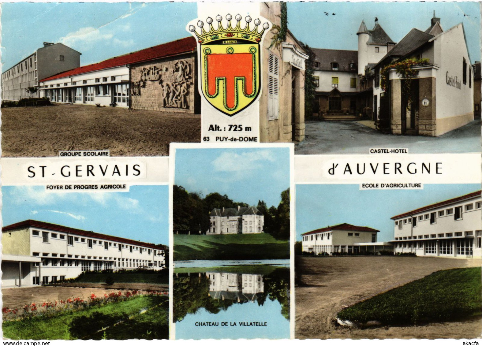 CPM Souvenir De St.Gervais-d'Auvergne FRANCE (1305756) - Saint Gervais D'Auvergne