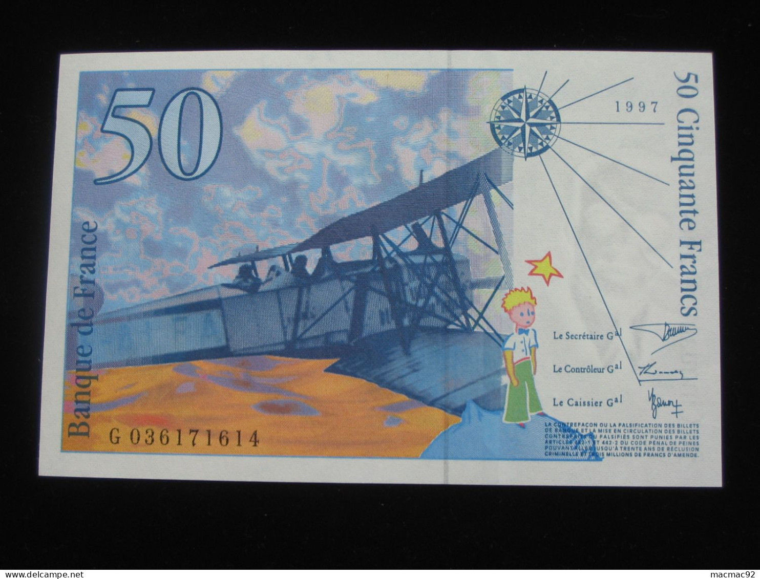 50 Francs SAINT EXUPERY 1997 **** EN ACHAT IMMEDIAT **** - 50 F 1992-1999 ''St Exupéry''