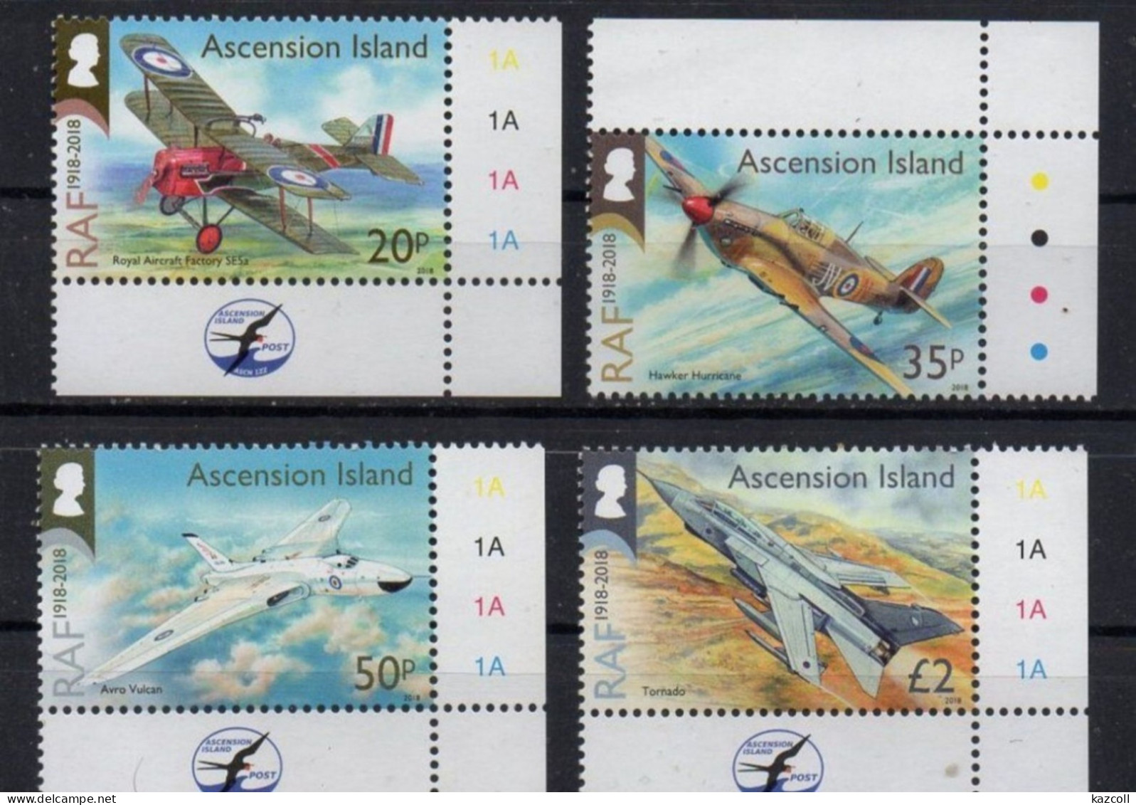 Ascension 2018. Royal Air Force RAF.   MNH - Ascension