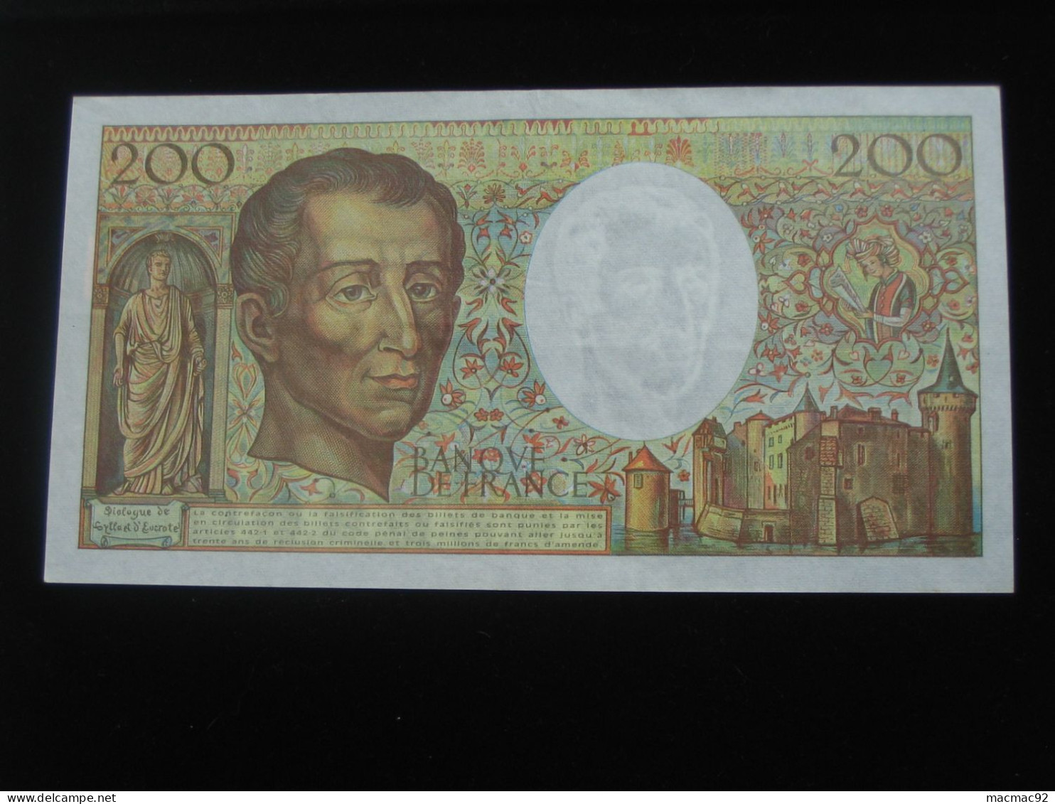 200 Francs MONTESQUIEU 1994  **** EN ACHAT IMMEDIAT **** - 200 F 1981-1994 ''Montesquieu''