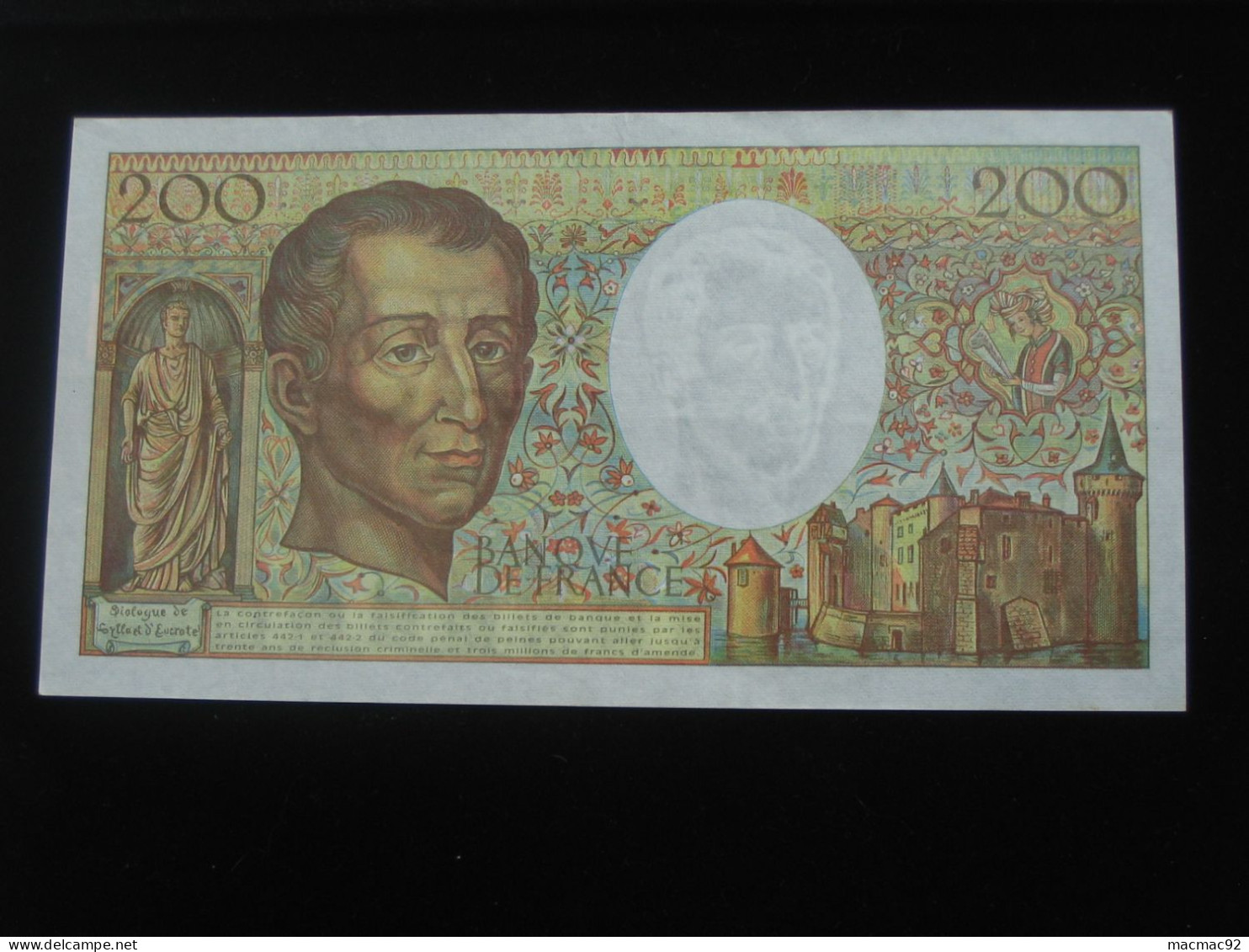 200 Francs MONTESQUIEU 1994  **** EN ACHAT IMMEDIAT **** - 200 F 1981-1994 ''Montesquieu''