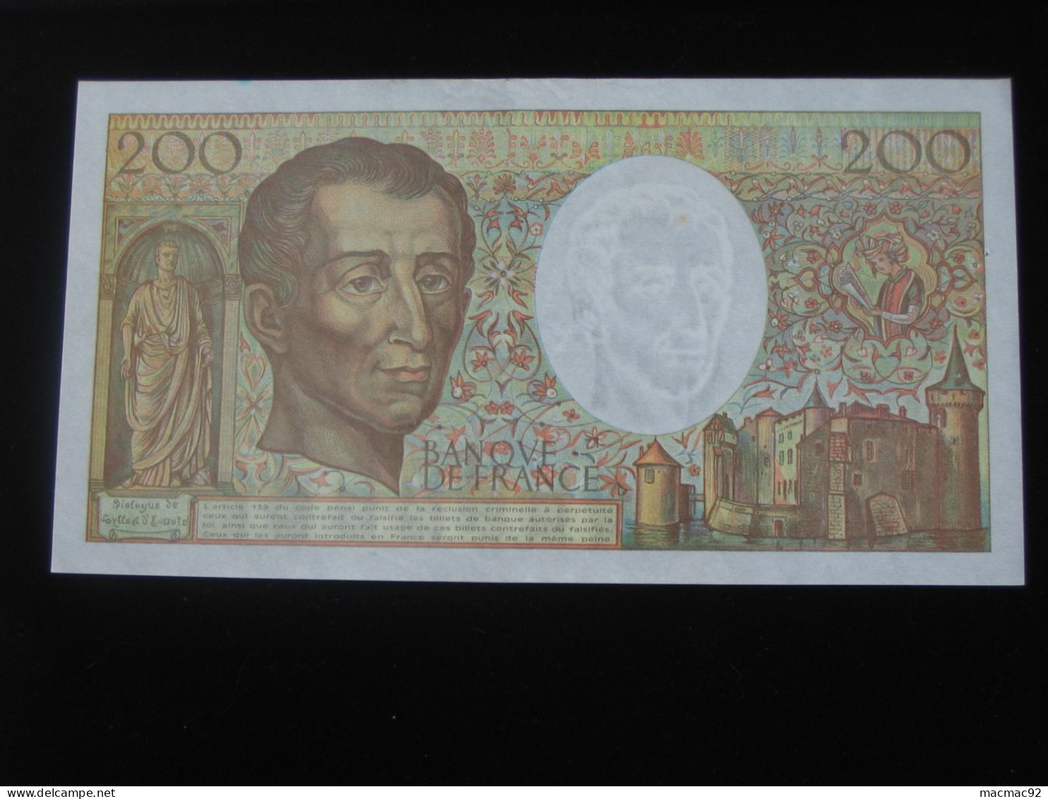 200 Francs MONTESQUIEU 1992  **** EN ACHAT IMMEDIAT **** - 200 F 1981-1994 ''Montesquieu''