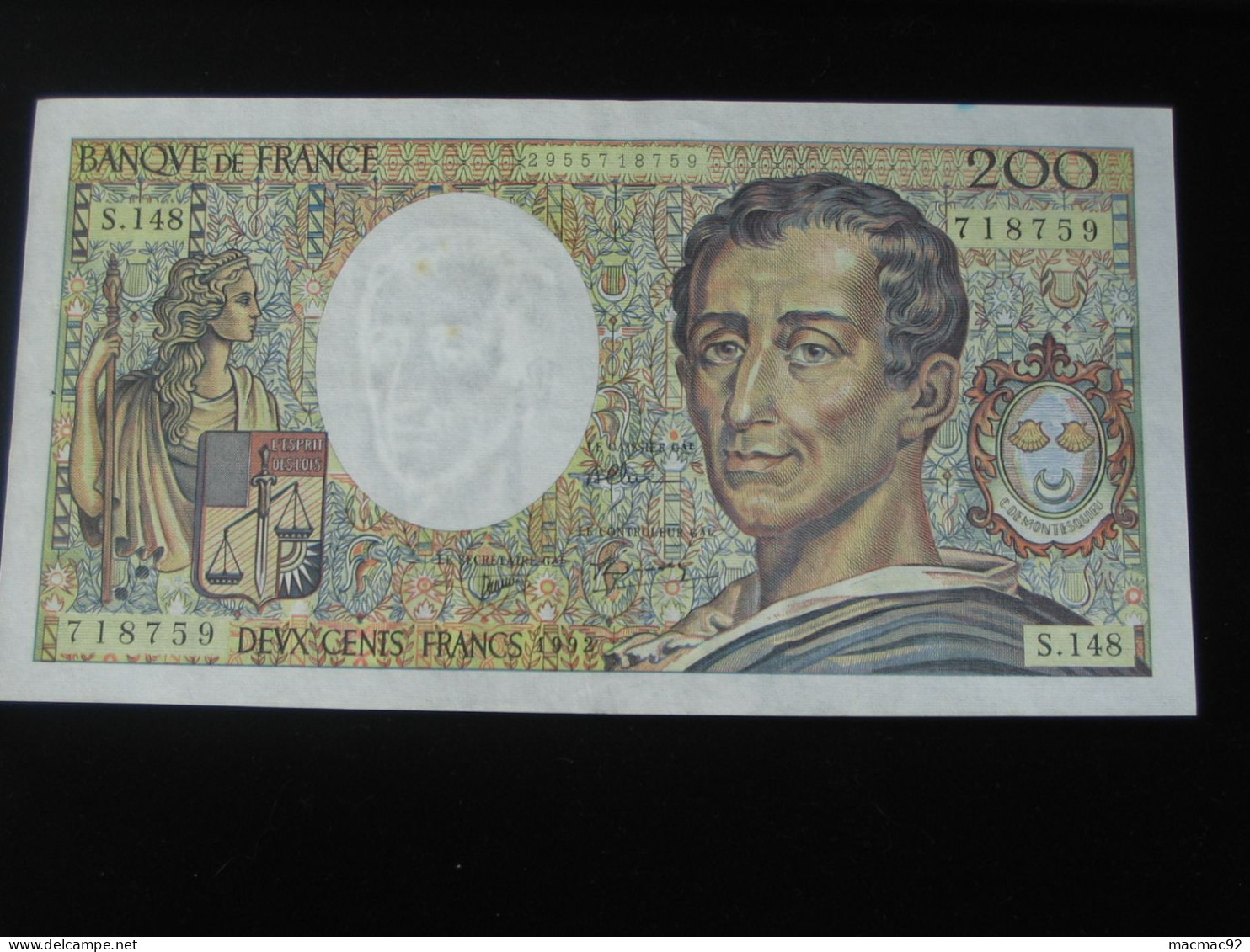 200 Francs MONTESQUIEU 1992  **** EN ACHAT IMMEDIAT **** - 200 F 1981-1994 ''Montesquieu''