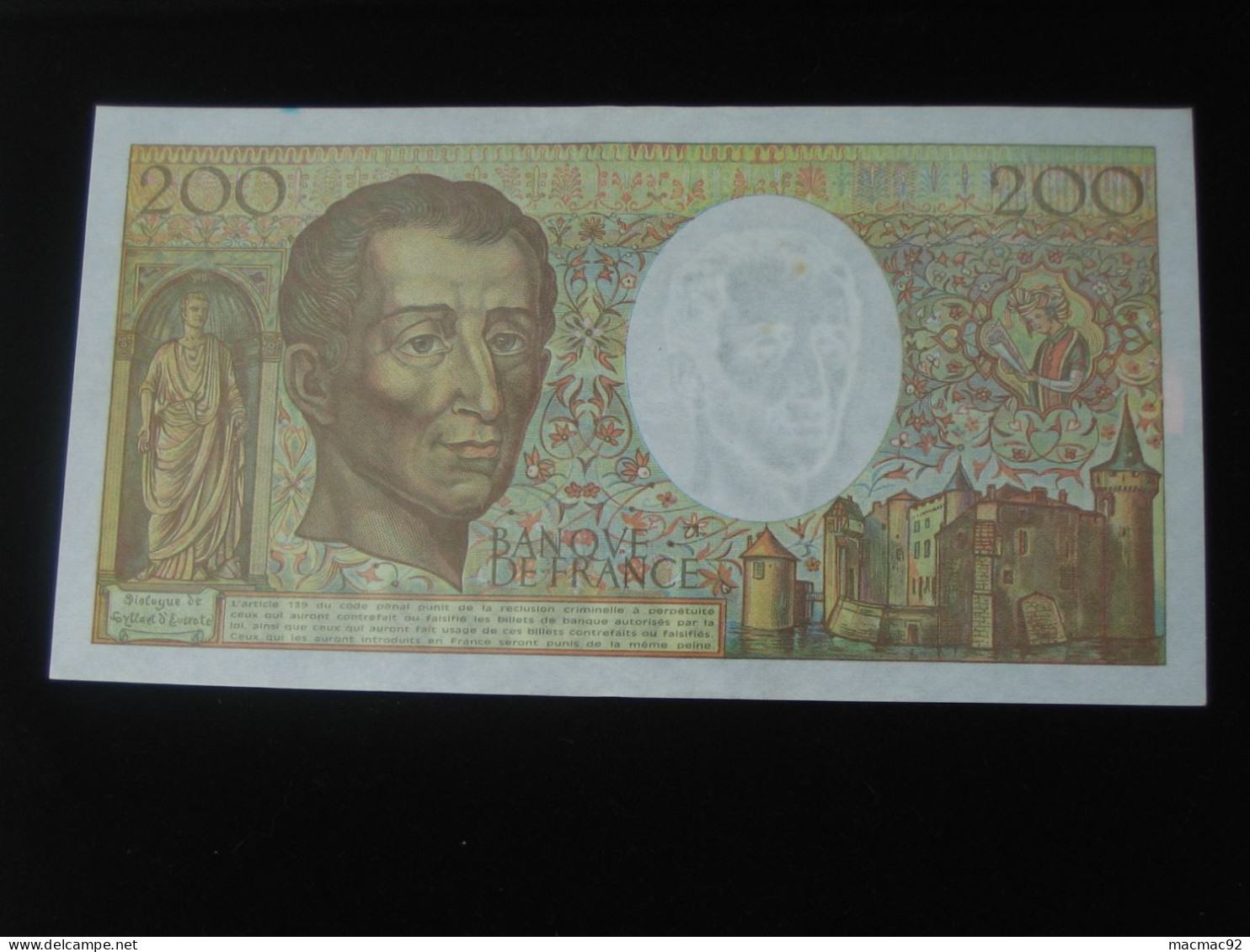 200 Francs MONTESQUIEU 1992  **** EN ACHAT IMMEDIAT **** - 200 F 1981-1994 ''Montesquieu''