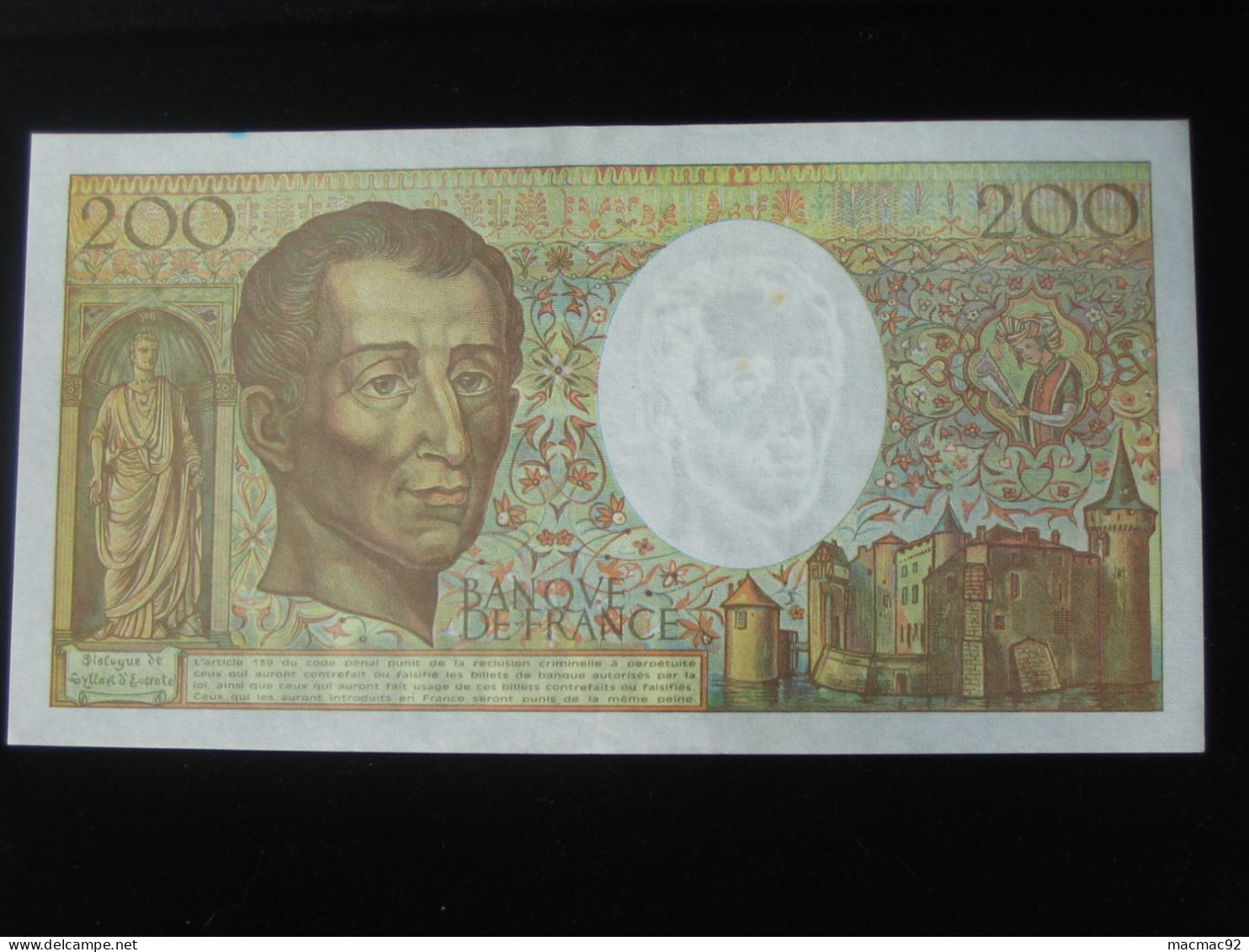 200 Francs MONTESQUIEU 1992  **** EN ACHAT IMMEDIAT **** - 200 F 1981-1994 ''Montesquieu''