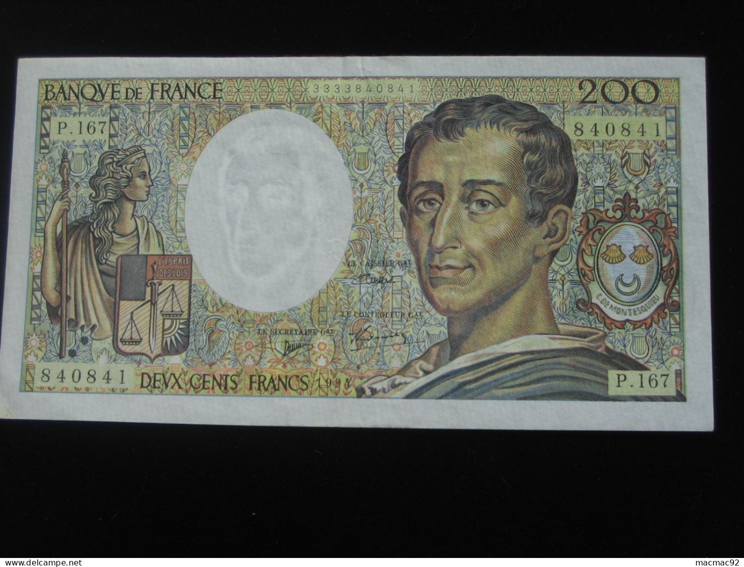 200 Francs MONTESQUIEU 1994  **** EN ACHAT IMMEDIAT **** - 200 F 1981-1994 ''Montesquieu''