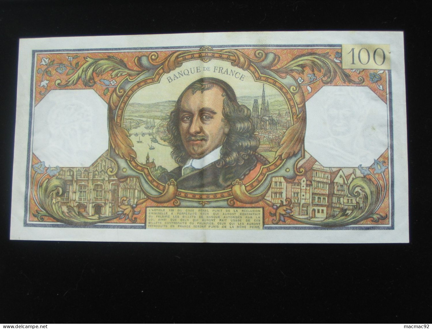 100 Francs CORNEILLE  7-10-1971 **** EN ACHAT IMMEDIAT **** - 100 F 1964-1979 ''Corneille''