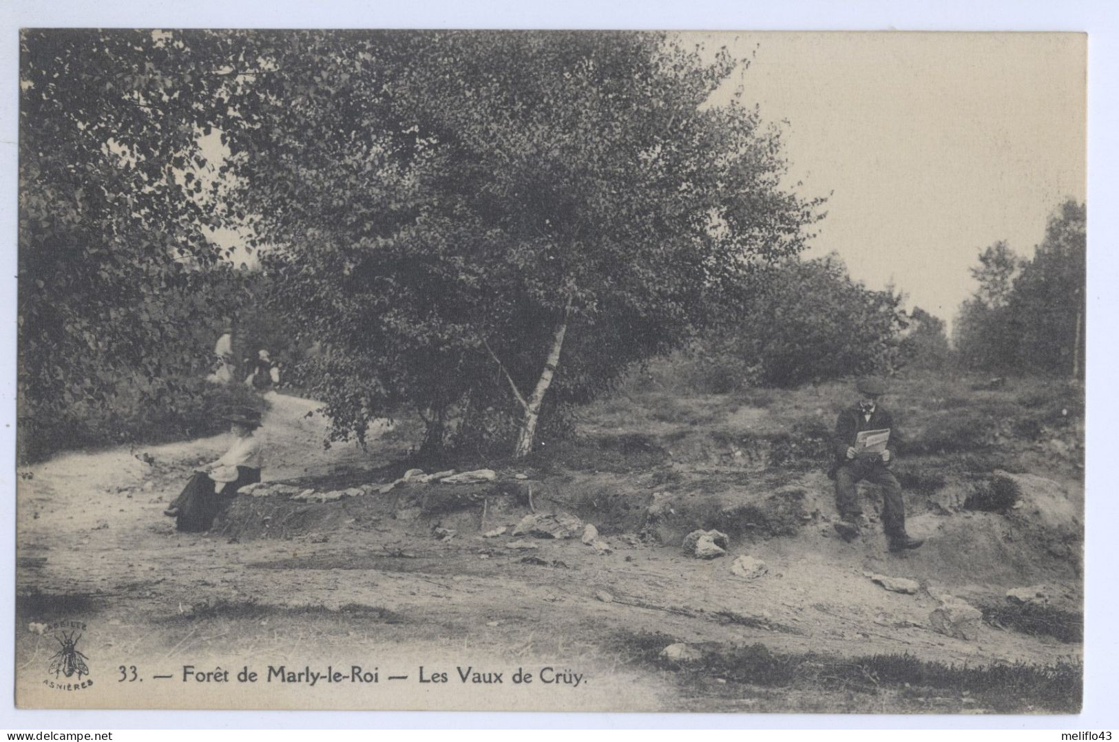 78/ CPA A - Foret De Marly Le Roi - Les Vaux De Cruy - Marly Le Roi