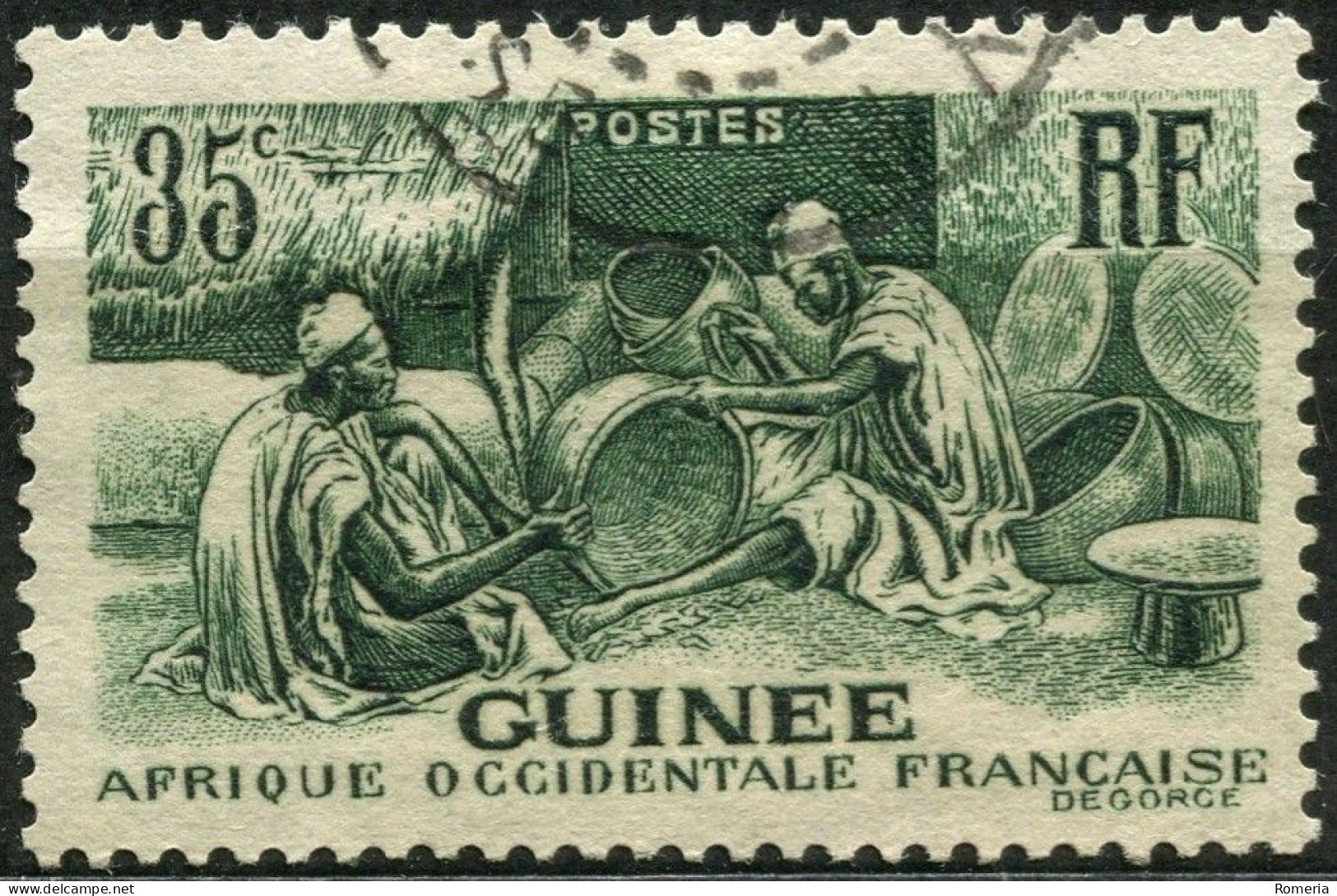 Guinée - 1913 -> 1938 - Lot timbres oblitérés et * TC - Nºs dans description