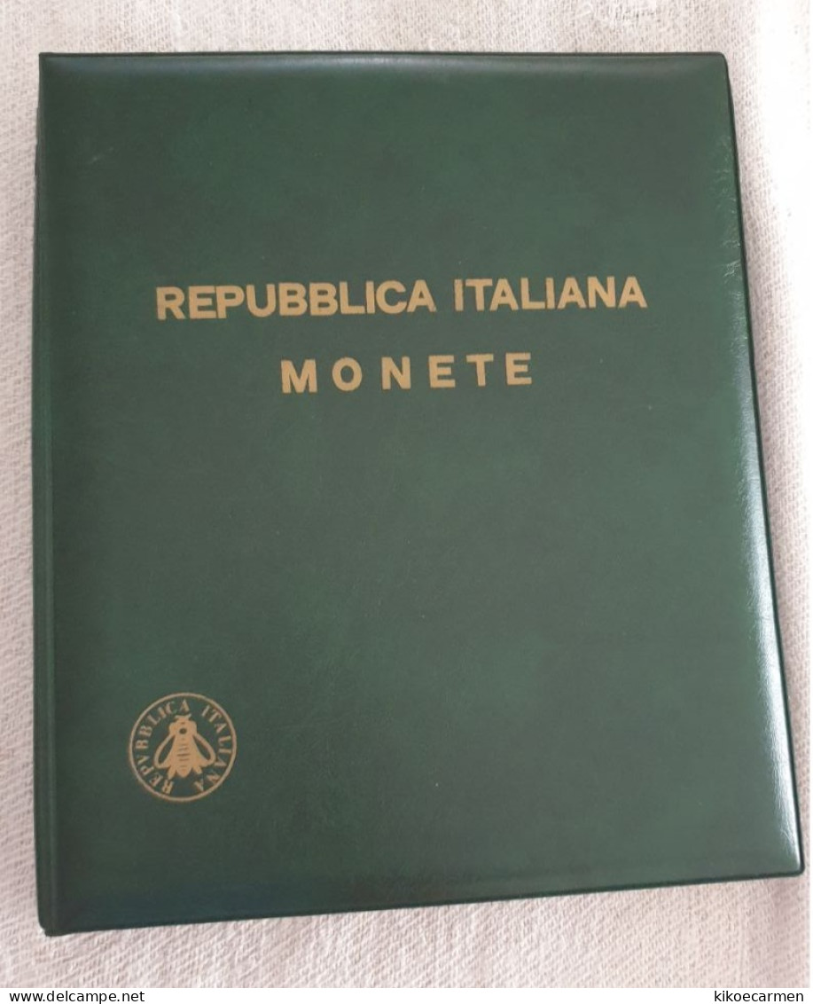 Raccoglitore Album Monete Repubblica Italiana Italia + Con Foglio D'album FRONTESPIZIO Omaggio - Autres & Non Classés