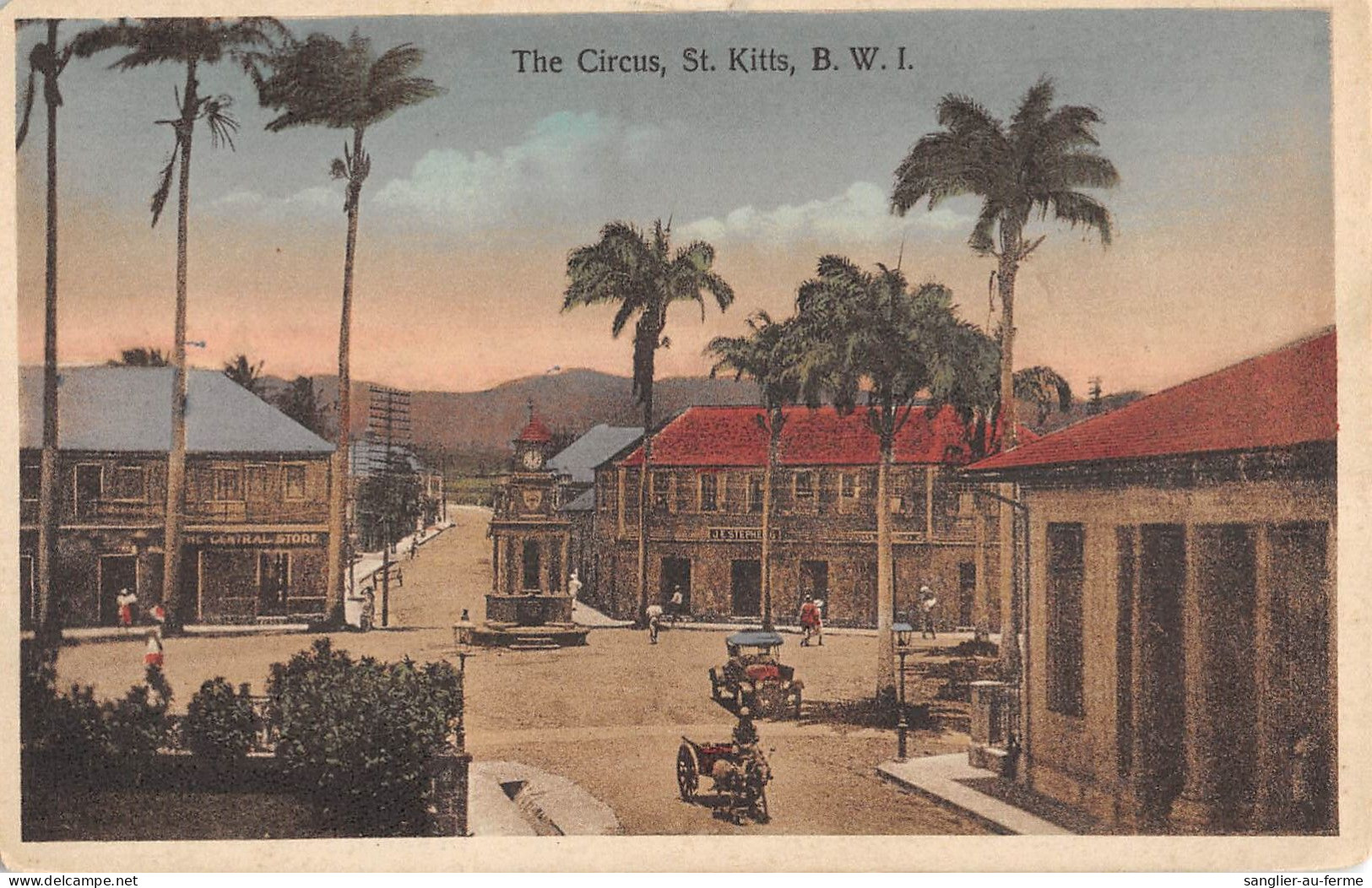 CPA ANTILLES SAINT CHRISTOPHE ET NEVIES THE CIRCUS SAINT KITTS / Cliché Rare - St. Kitts Und Nevis