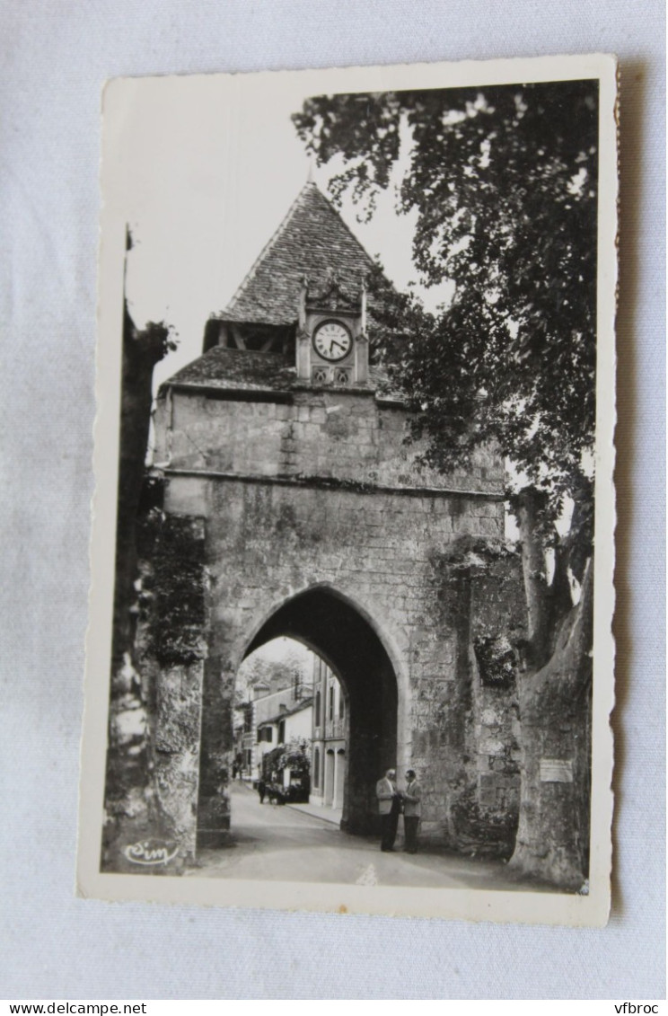 Cpsm 1957, Barbotan Les Thermes, Porche église, Côté Nord, Gers 32 - Barbotan