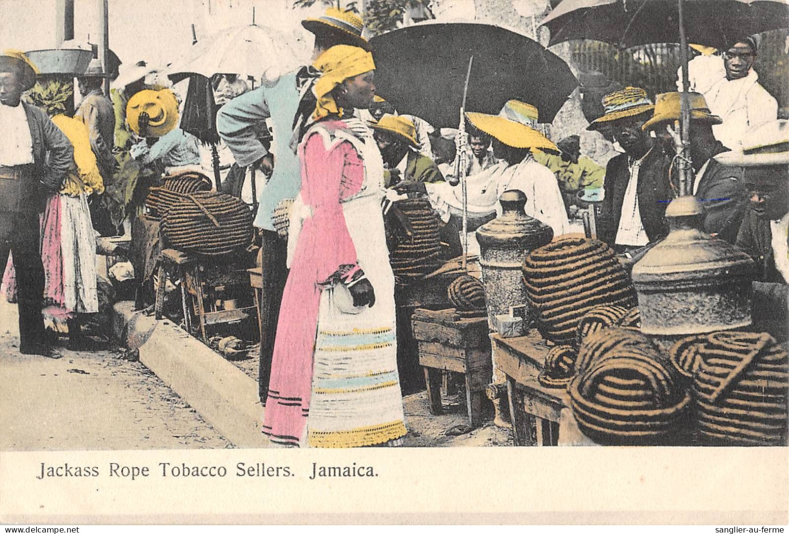 CPA ANTILLES JAMAIQUE JACKASS ROPE TOBACCO SELLERS JAMAICA - Jamaica