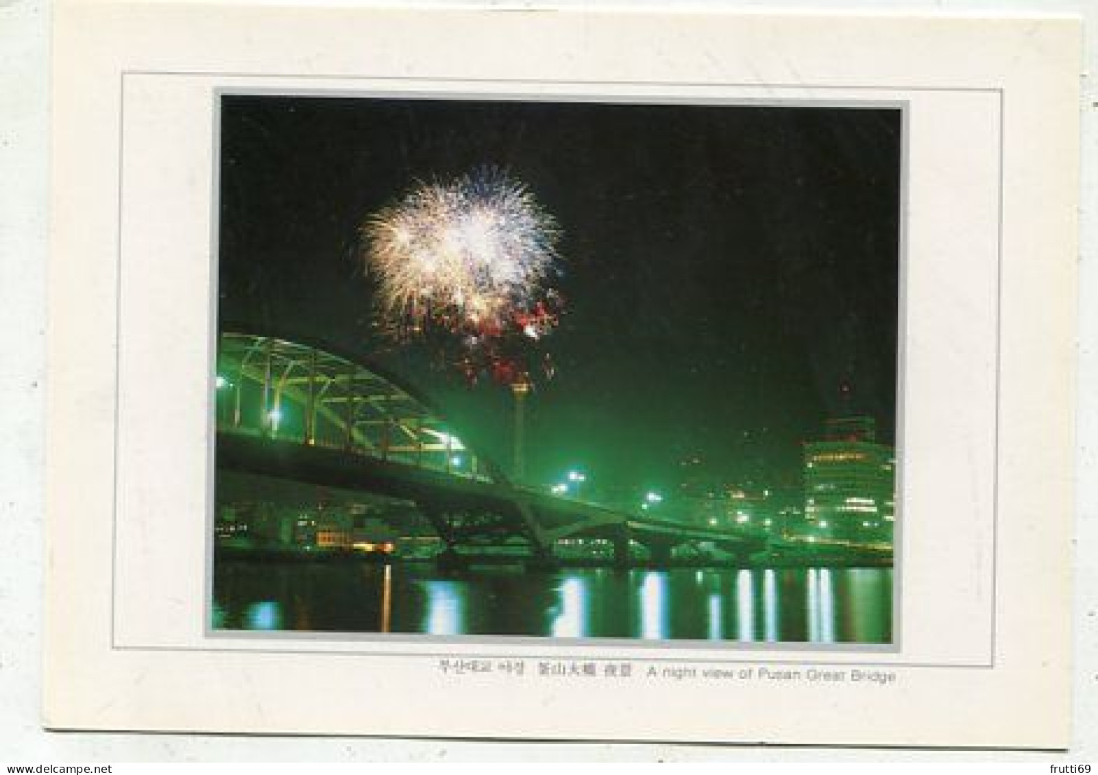 AK 136362 SOUTH KOREA - A Night View Of Pusan Great Bridge - Corée Du Sud