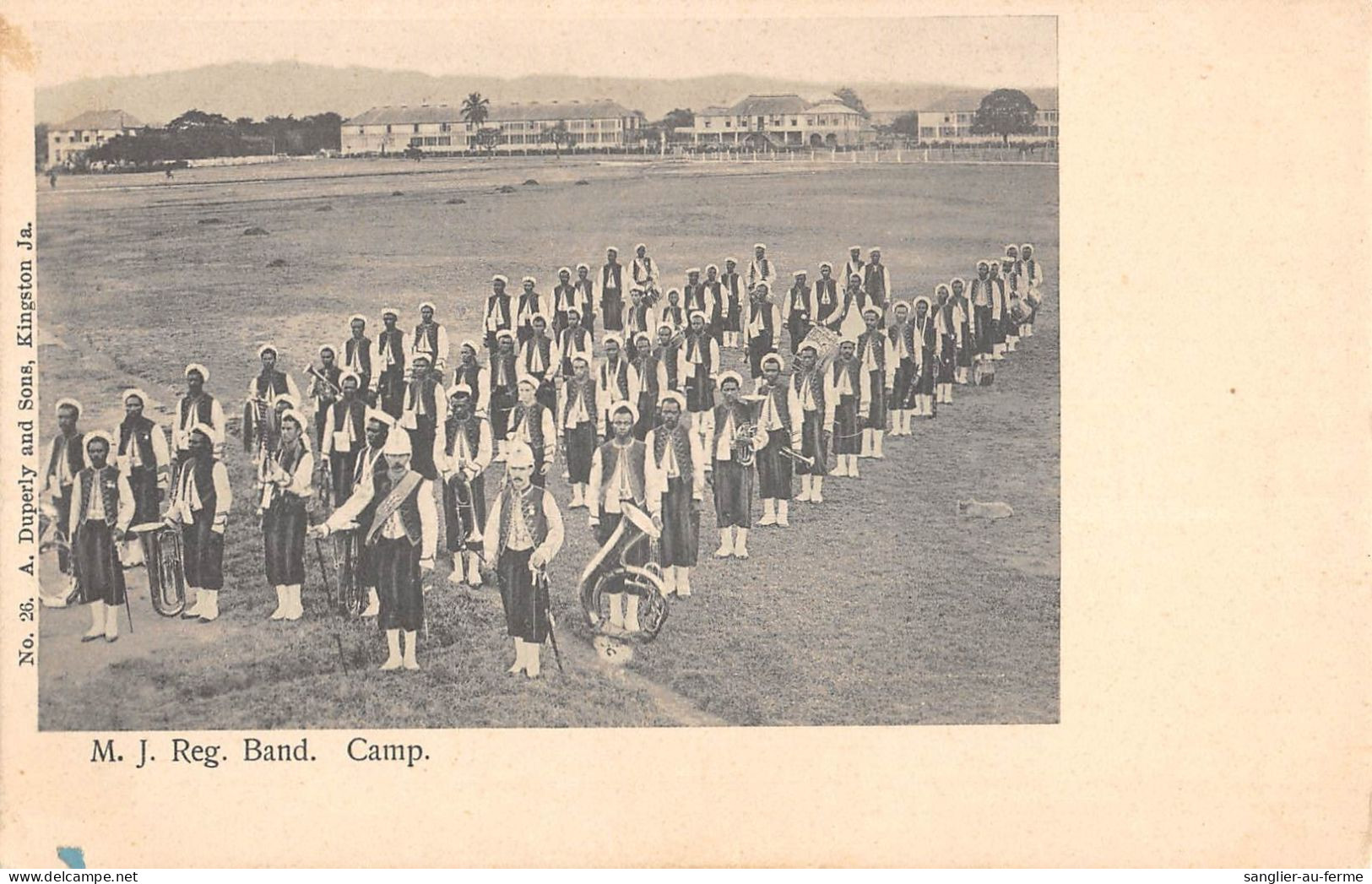 CPA ANTILLES JAMAIQUE M.J.REG.BAND CAMP - Jamaïque