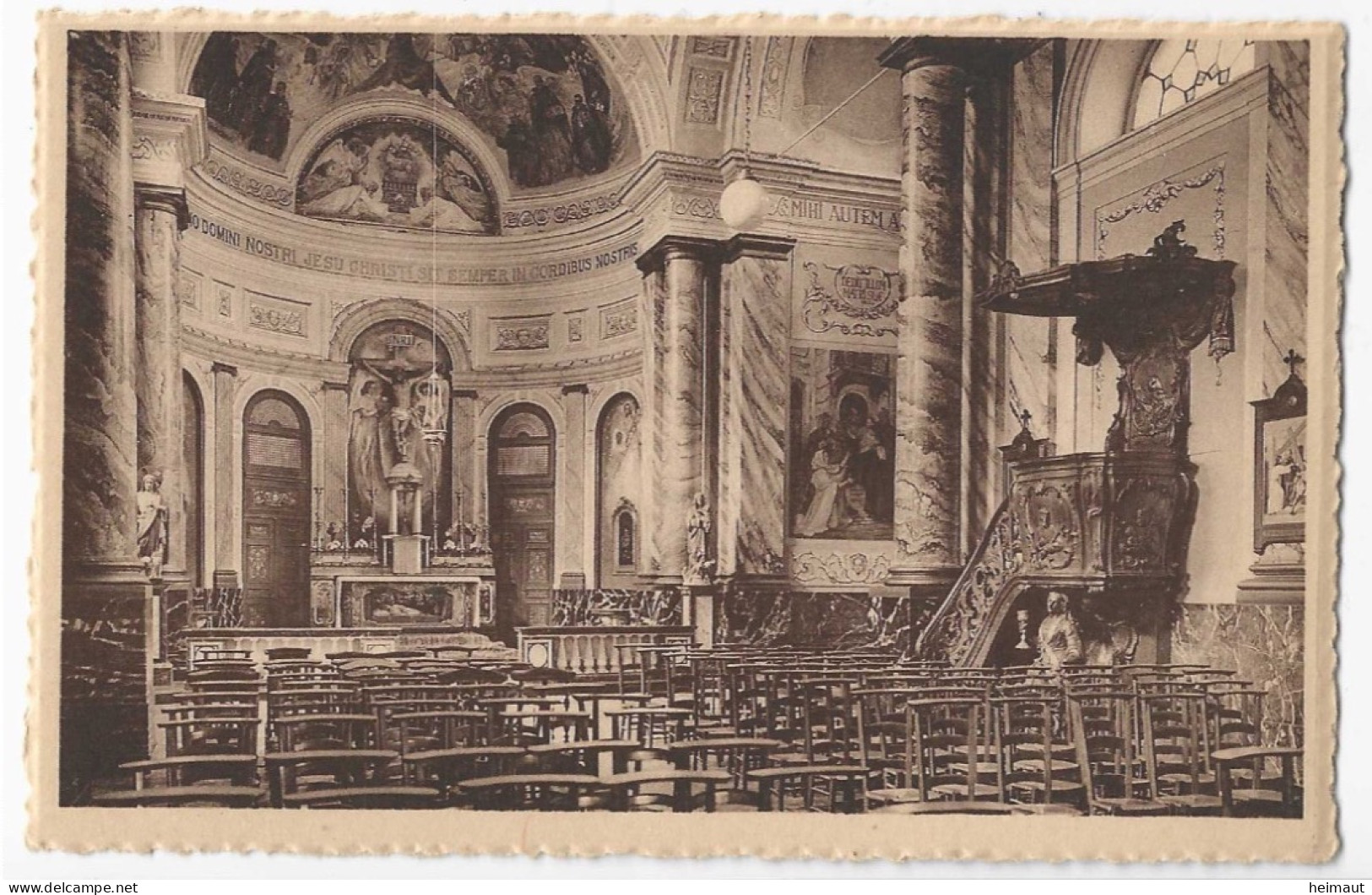 Tournai - Ere - Intérieur De L'Eglise Des Pères Passionistes - Carte Dentelée - Doornik