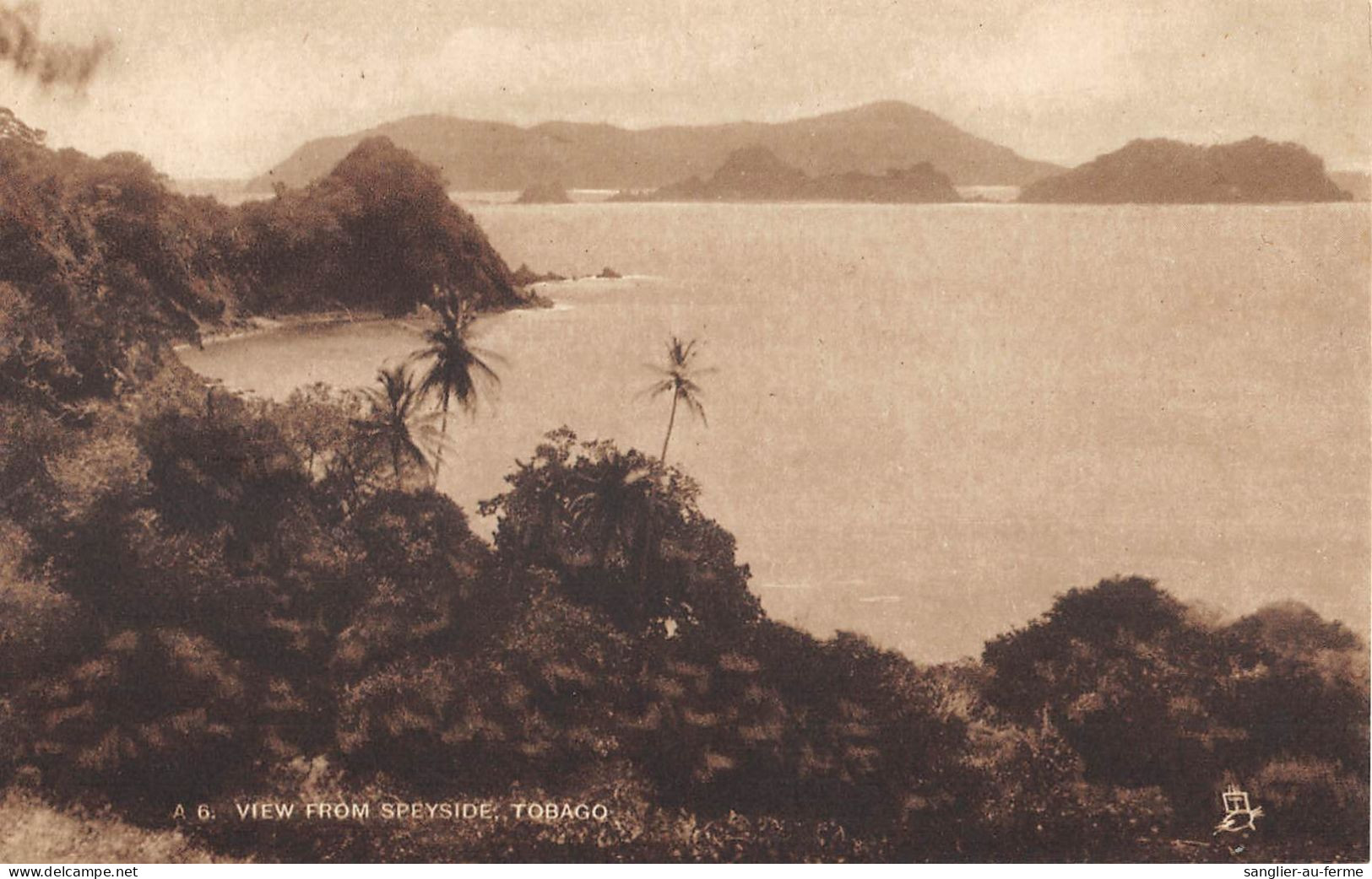 CPA ANTILLES TOBAGO VIEW FROM SPEYSIDE - Trinidad
