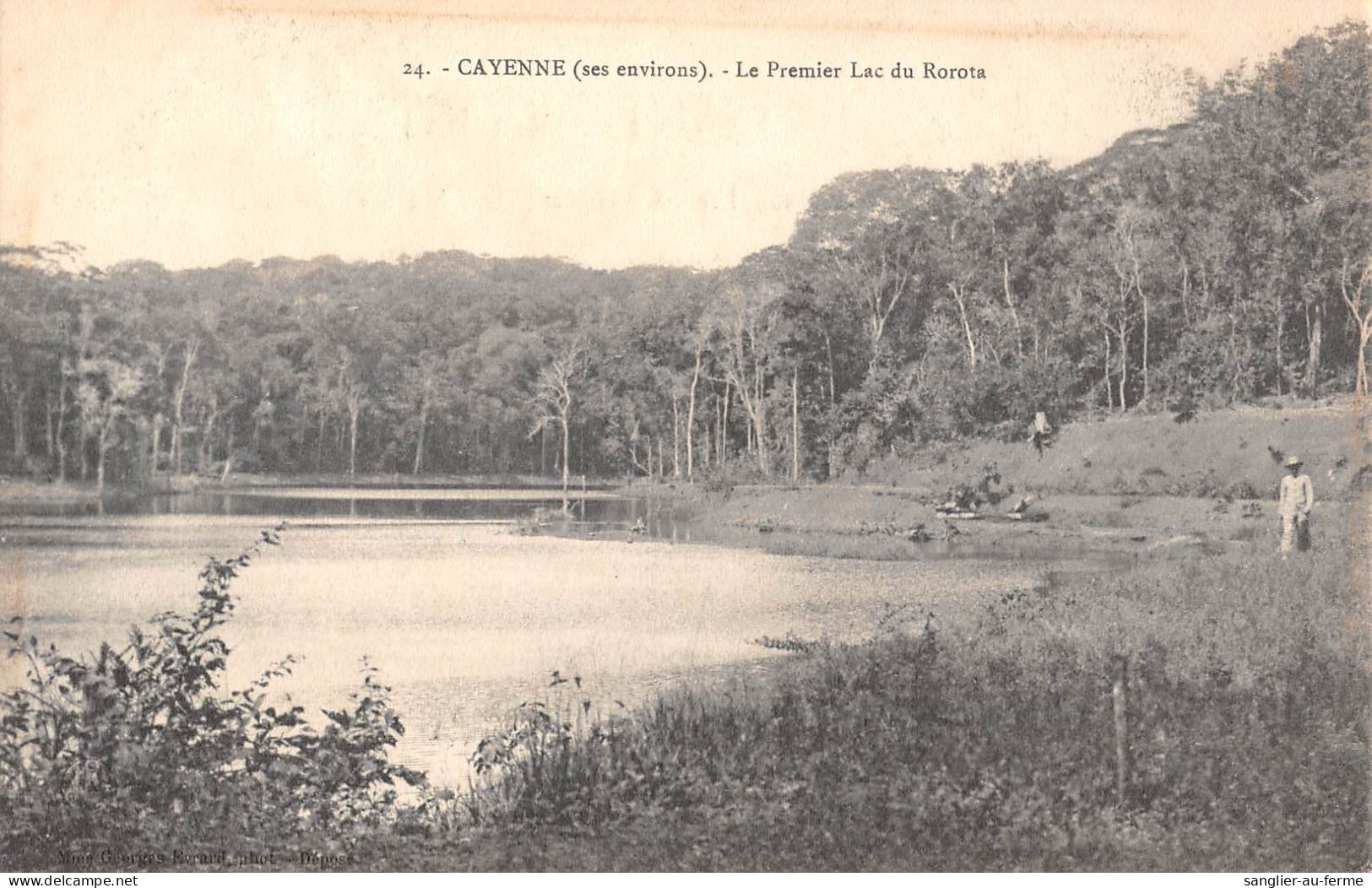 CPA GUYANE FRANCAISE CAYENNE SES ENVIRONS LE PREMIER LAC DU ROROTA - Otros & Sin Clasificación