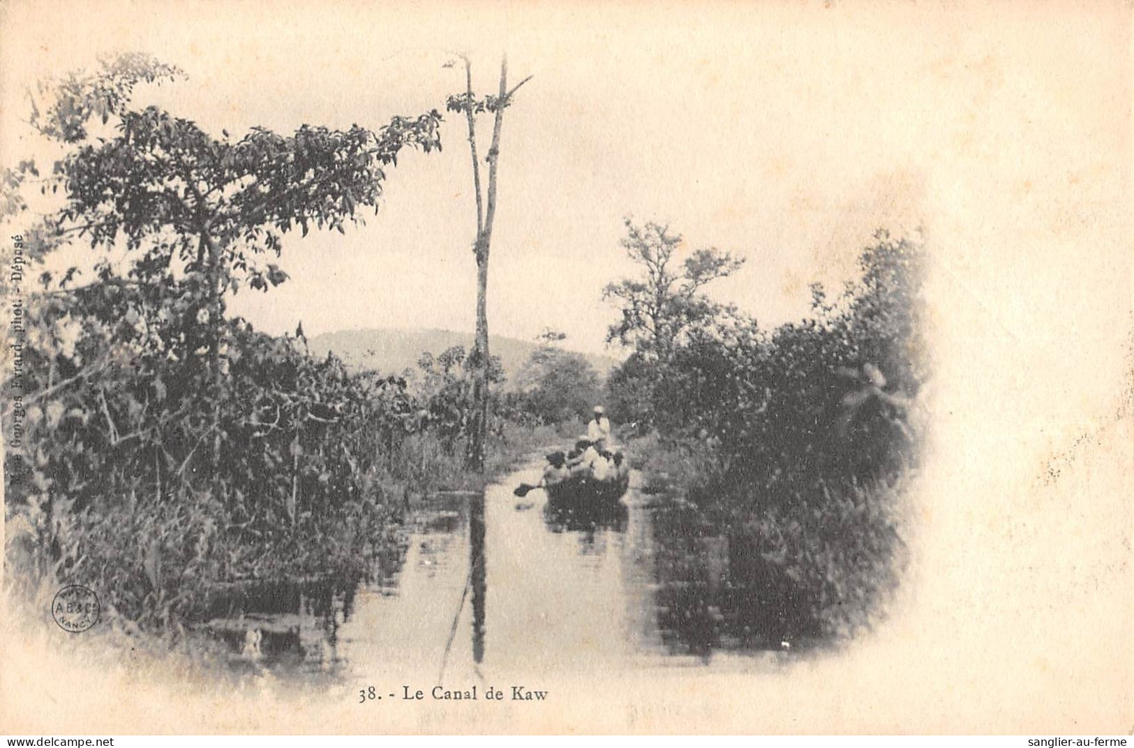 CPA GUYANE FRANCAISE LE CANAL DE KAW - Other & Unclassified