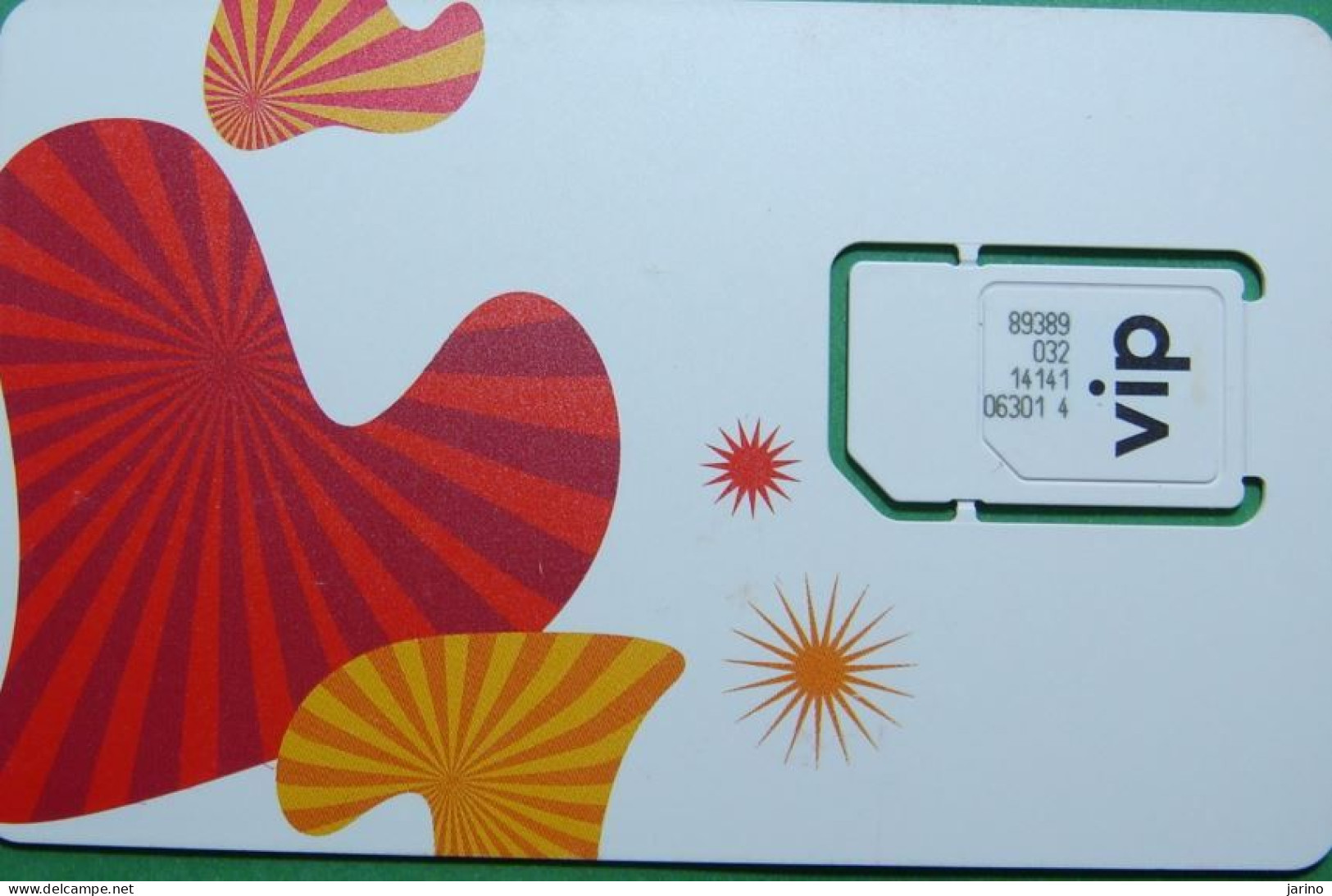 Macedonia SIM Card, Big "vip" On The Back, Mint - North Macedonia