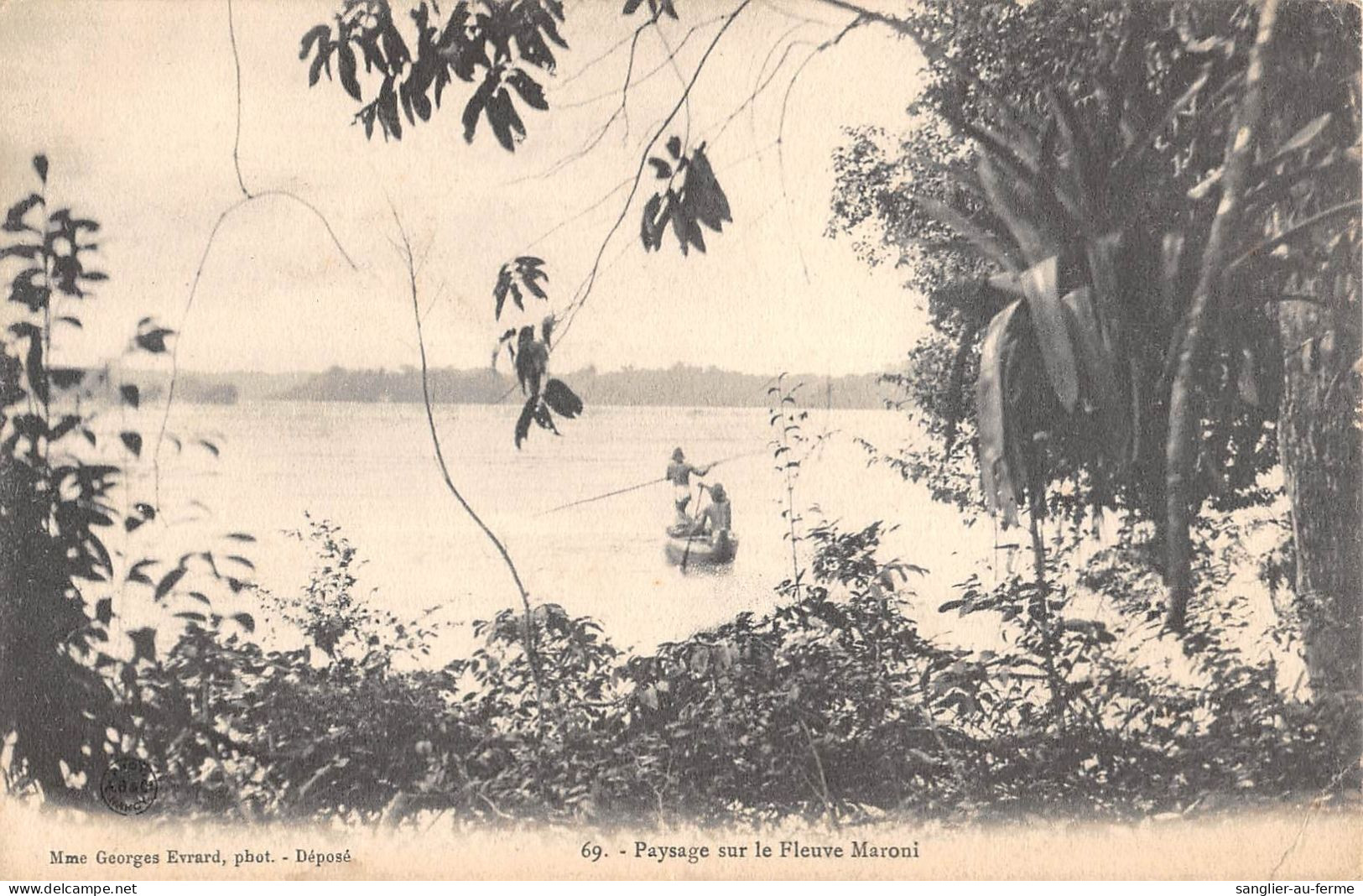 CPA GUYANE FRANCAISE PAYSAGE SUR LE FLEUVE MARONI - Autres & Non Classés