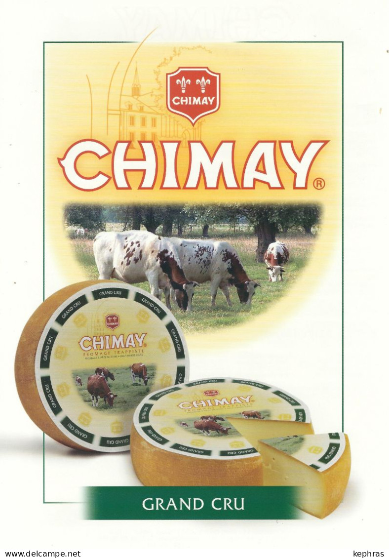 CHIMAY  - POSTER PUBLICITE - Format A4 - Recto-Verso - Fromage De Chimay - Grand Cru - Plakate