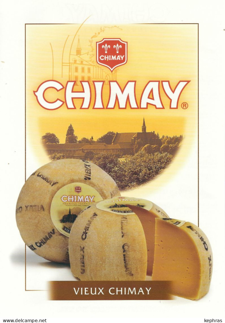 CHIMAY  - POSTER PUBLICITE - Format A4 - Recto-Verso - Fromage De Chimay - Vieux Chimay - Affiches