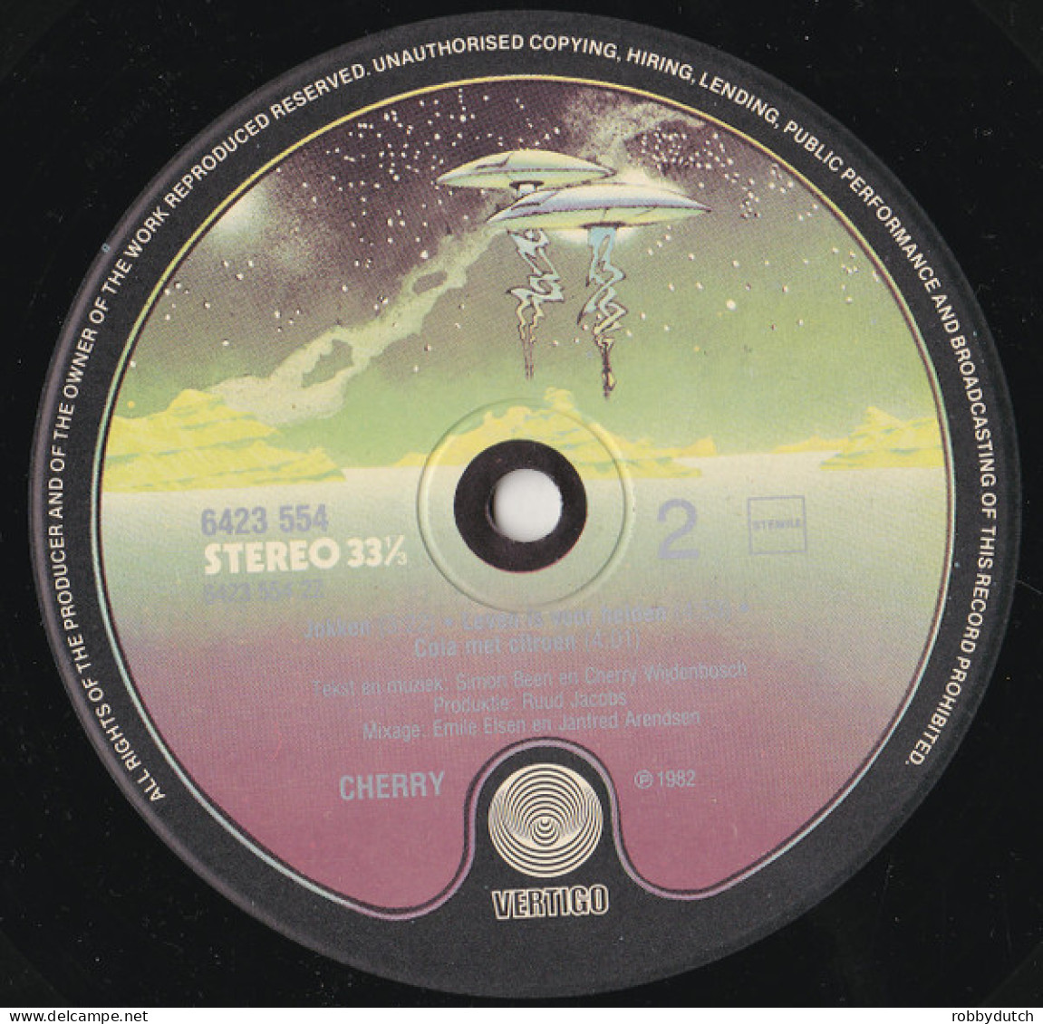 * 10" LP *  CHERRY - SAME (Holland 1982 EX-) - Other - Dutch Music