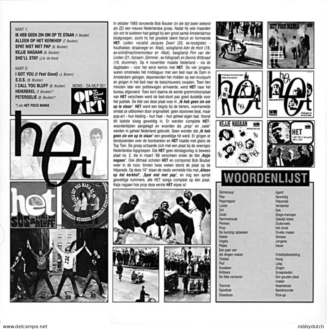 * 10" LP *  HET - HET (Holland 1966/1999 EX!!) - Sonstige - Niederländische Musik
