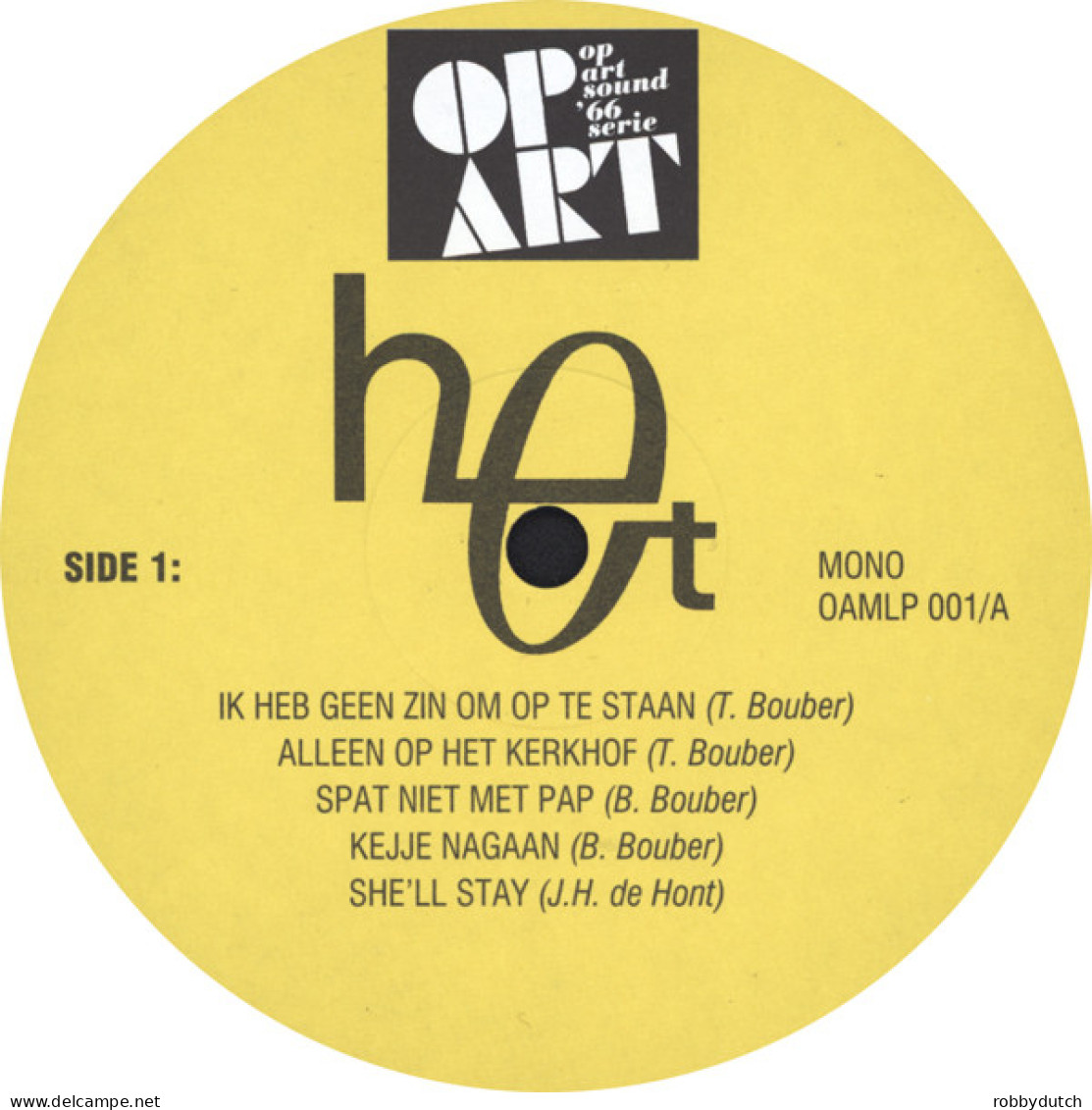 * 10" LP *  HET - HET (Holland 1966/1999 EX!!) - Autres - Musique Néerlandaise