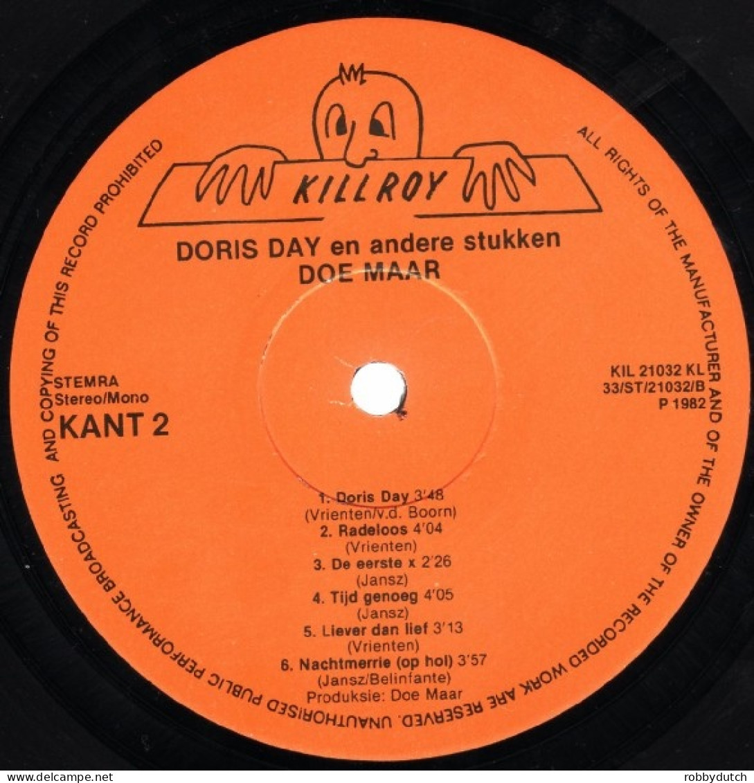 * LP *  DOE MAAR - DORIS DAY EN ANDERE STUKKEN (Holland 1982 EX!!) - Andere - Nederlandstalig