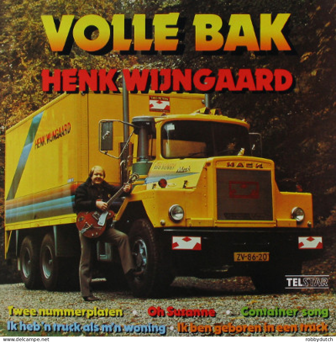 * LP *  HENK WIJNGAARD - VOLLE BAK (Holland 1980 EX-) - Autres - Musique Néerlandaise