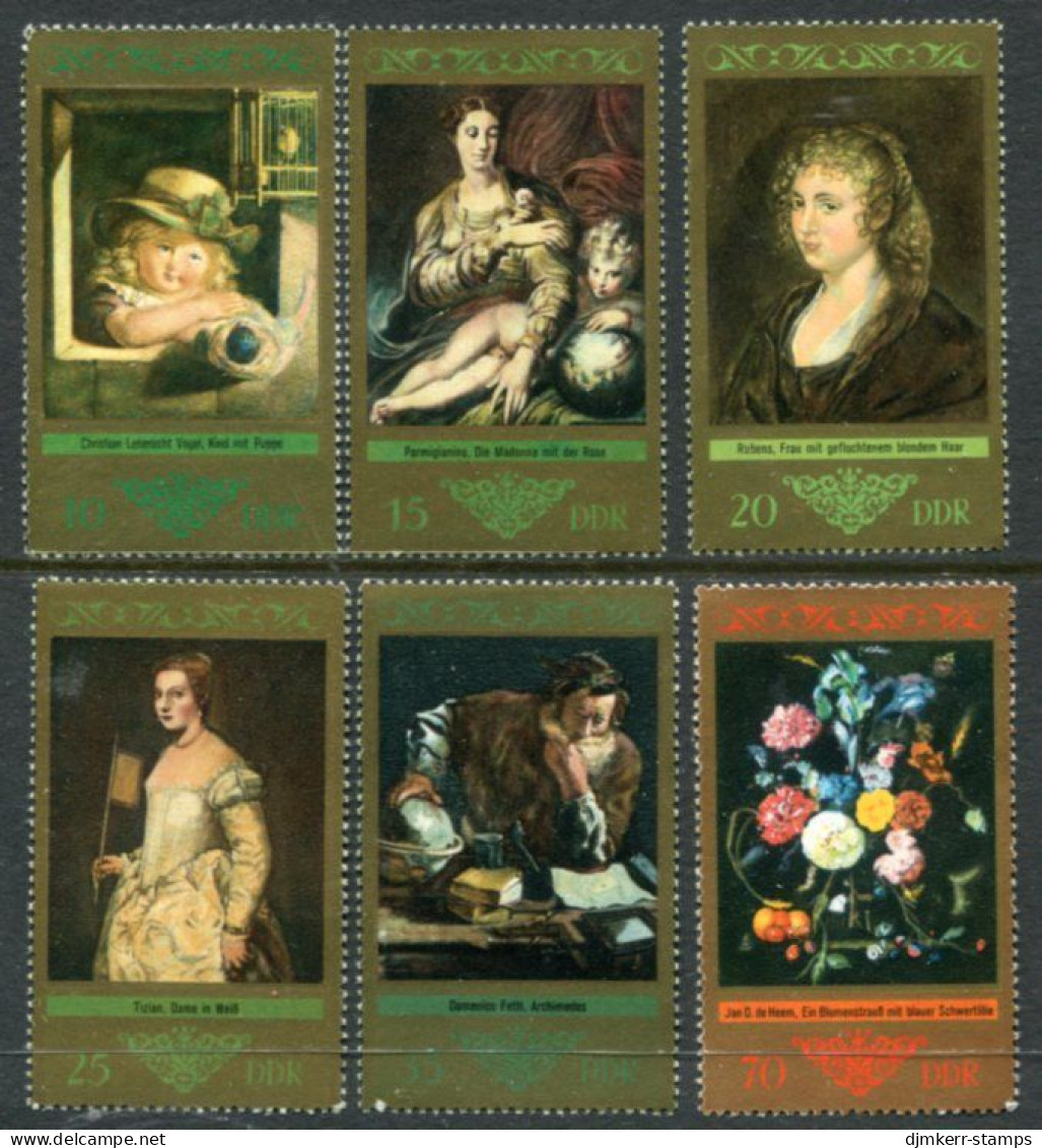 DDR / E. GERMANY 1973 Old Master Paintings MNH / **  Michel 1892-97 - Neufs