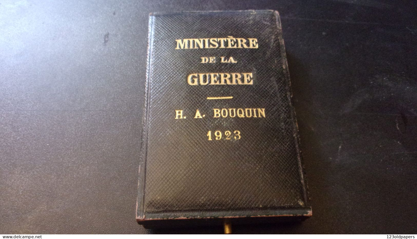 ARGENT COFFRET MINISTERE DE LA GUERRE 1923 - Firma's