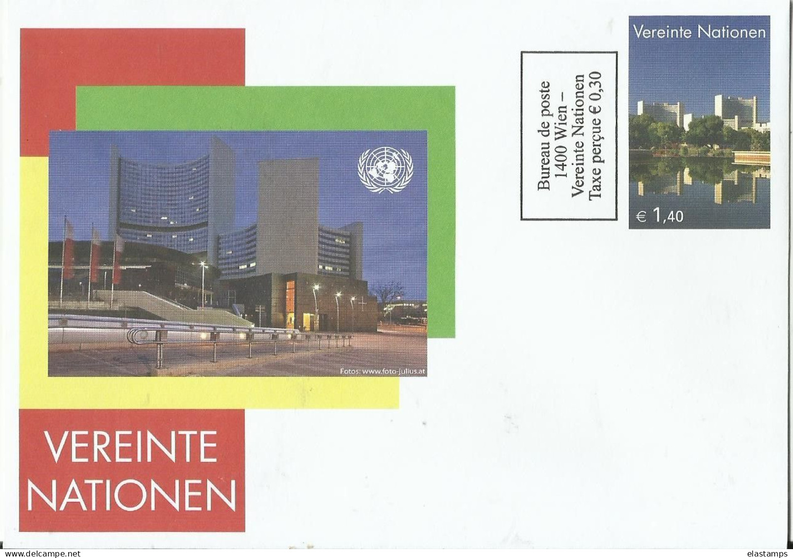 UNO WIEN  GS/CV 2009 - Lettres & Documents