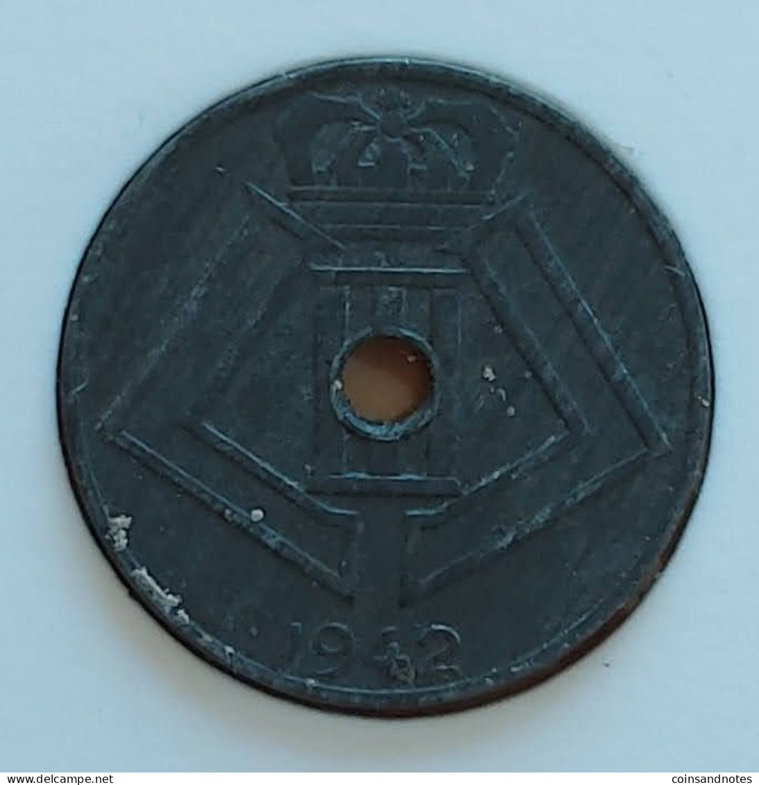Belgium 1942 - 10 Centiem Zink/Jespers VL/FR - Leopold III - Morin 492 - UNC - 10 Cent