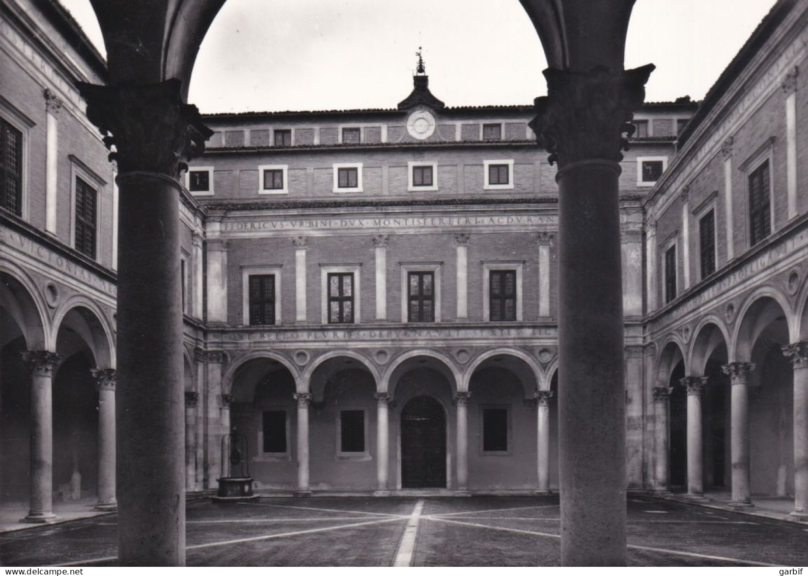 Urbino - Palazzo Ducale - Il Cortile D'Onore - Fg Vg - Urbino