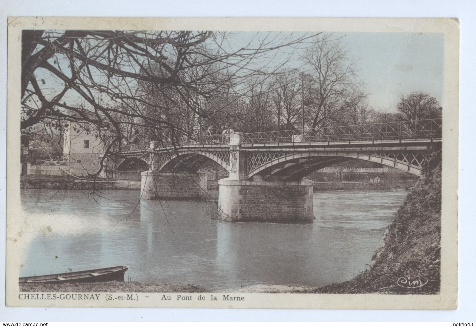 77/ CPA - Chelles Gournay - Au Pont De La Marne - Chelles