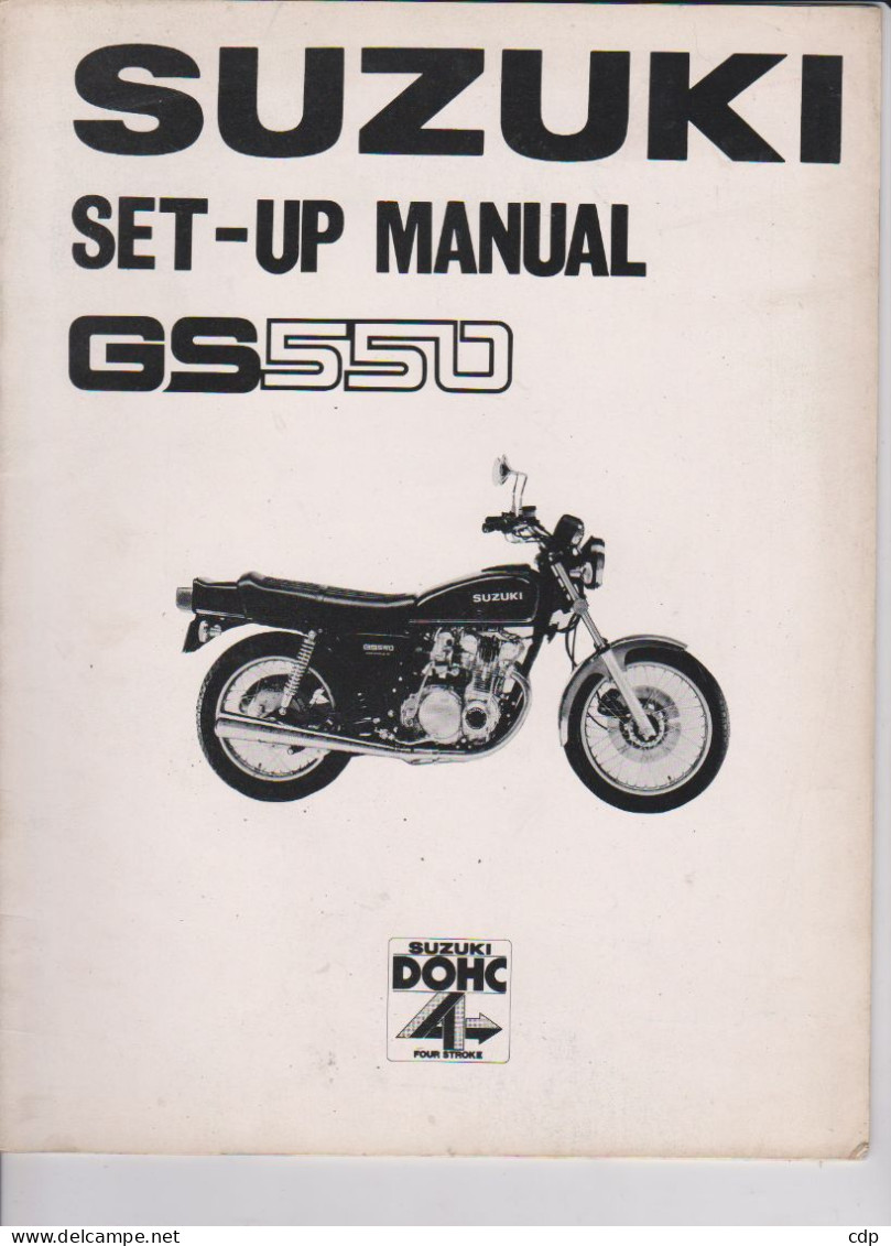 SUZUKI   Manuel GS550 - Moto