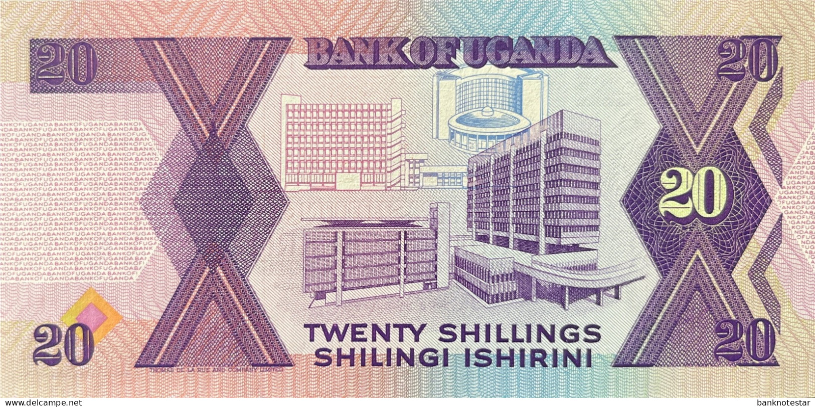 Uganda 20 Shillings, P-29a (1987) - UNC - Uganda