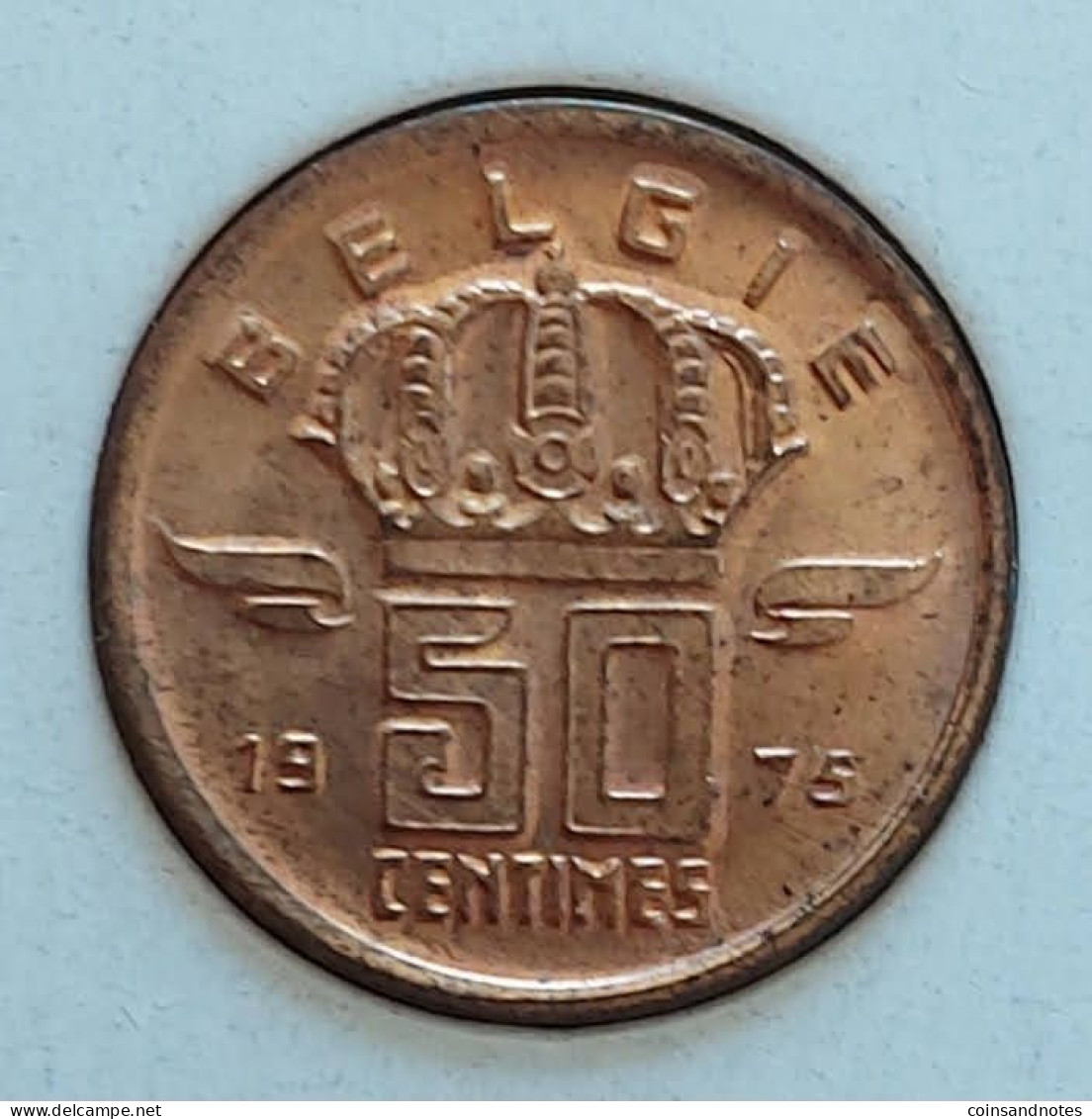 Belgium 1975 - 50 Centiem VL - Boudewijn I - Morin 693 - UNC - 50 Centimes