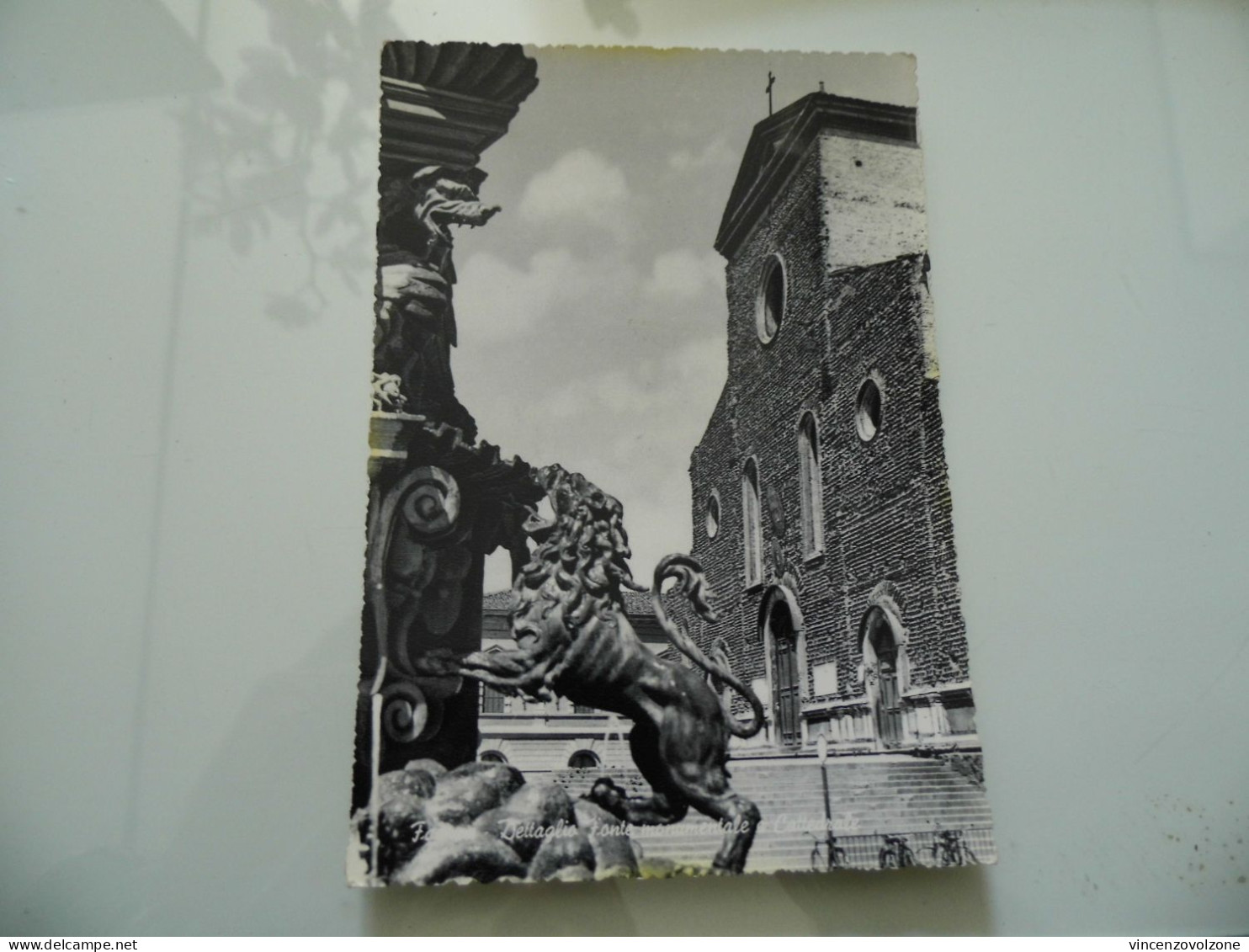 Cartolina Viaggiata "FAENZA Dettaglio Della Fontana Monumentale E Cattedrale" 1954 - Faenza