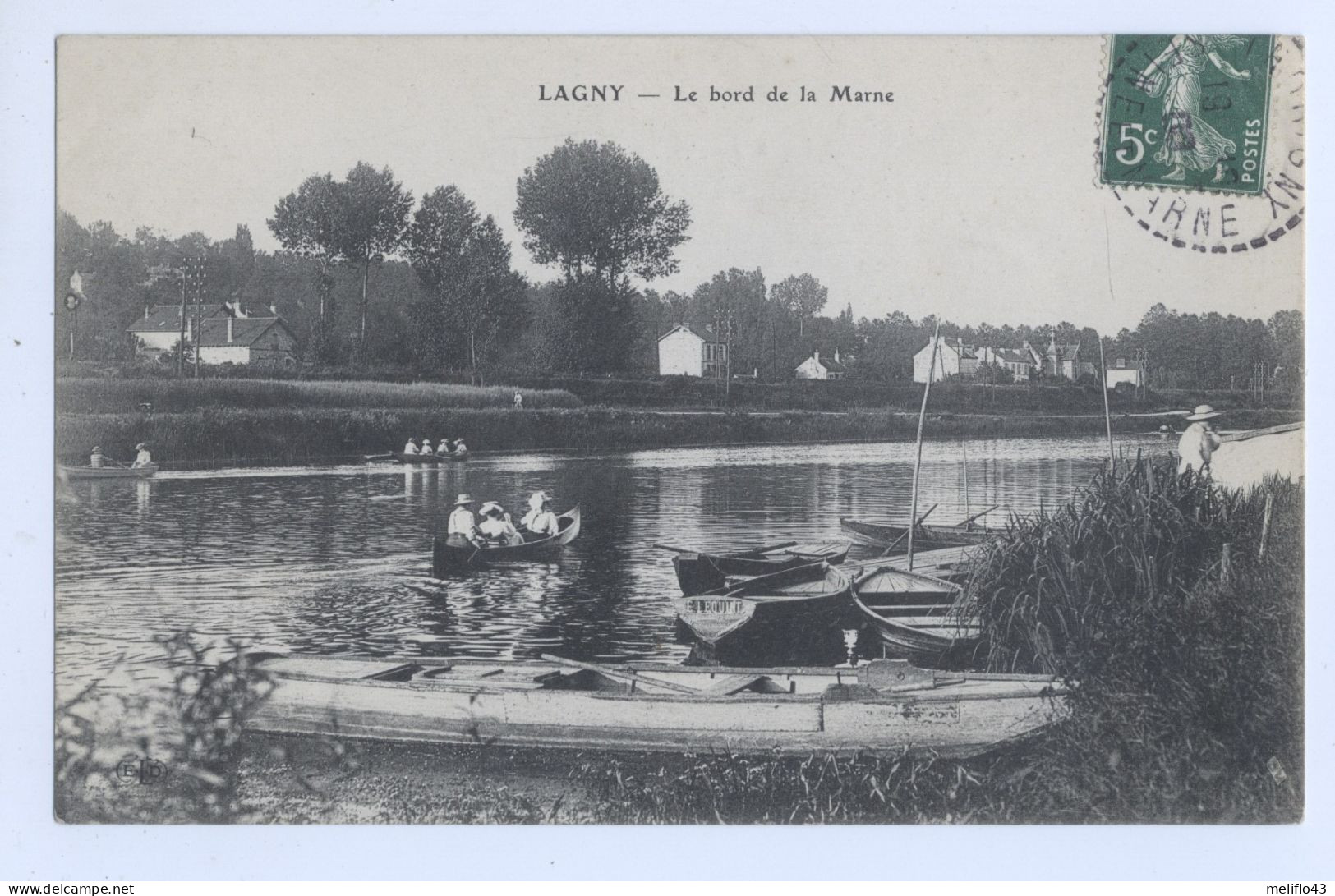 77/ CPA A - Lagny - Les Bords De La Marne - Lagny Sur Marne