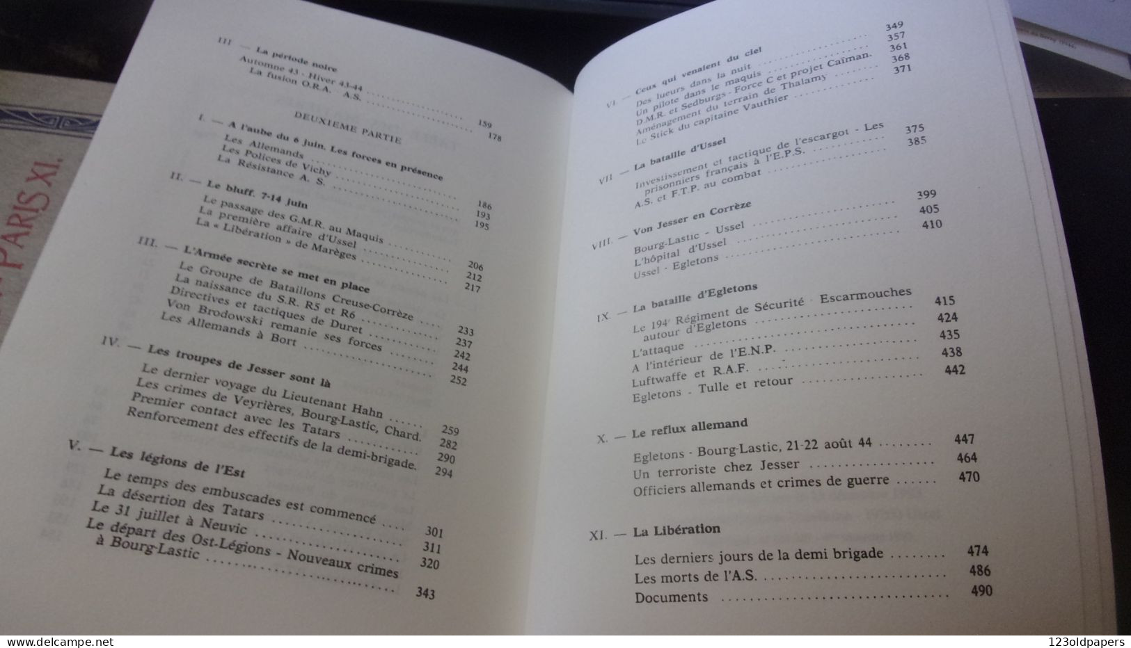 L'Armée secrète en Haute-Corrèze : 1942-1944  LE MOIGNE BARBANCEYS 508 PAGES CREUSE LIMOUSIN  WWII EGLETONS USSEL BOURG