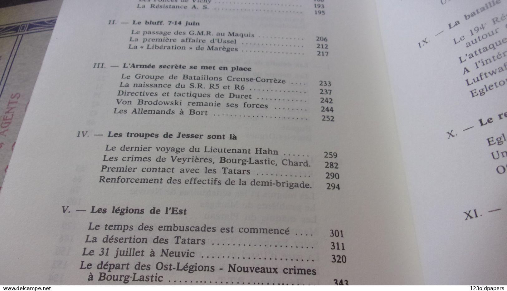 L'Armée secrète en Haute-Corrèze : 1942-1944  LE MOIGNE BARBANCEYS 508 PAGES CREUSE LIMOUSIN  WWII EGLETONS USSEL BOURG